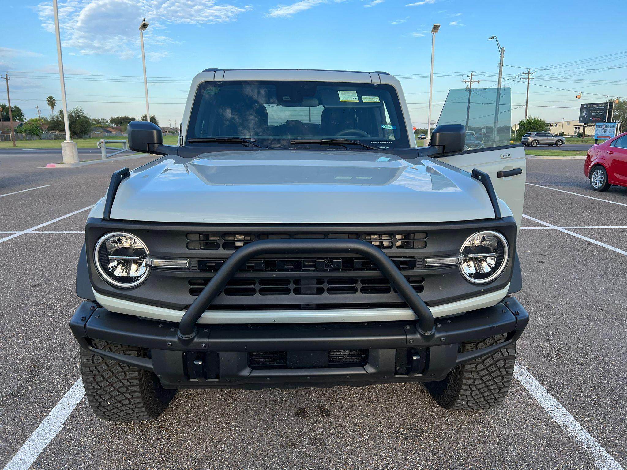 Ford Bronco ADV Fiberglass Fenders and Ram Air Hood Installed on Matte Olive Basesquatch PHOTO-2022-10-29-19-12-11