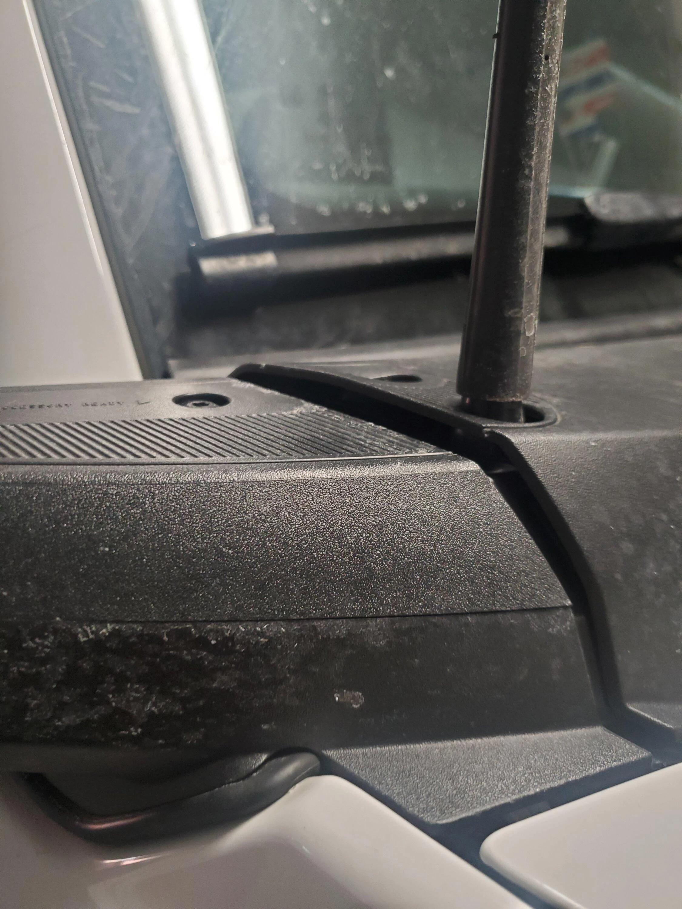 Ford Bronco Trim around antenna coming up 20230218_135851