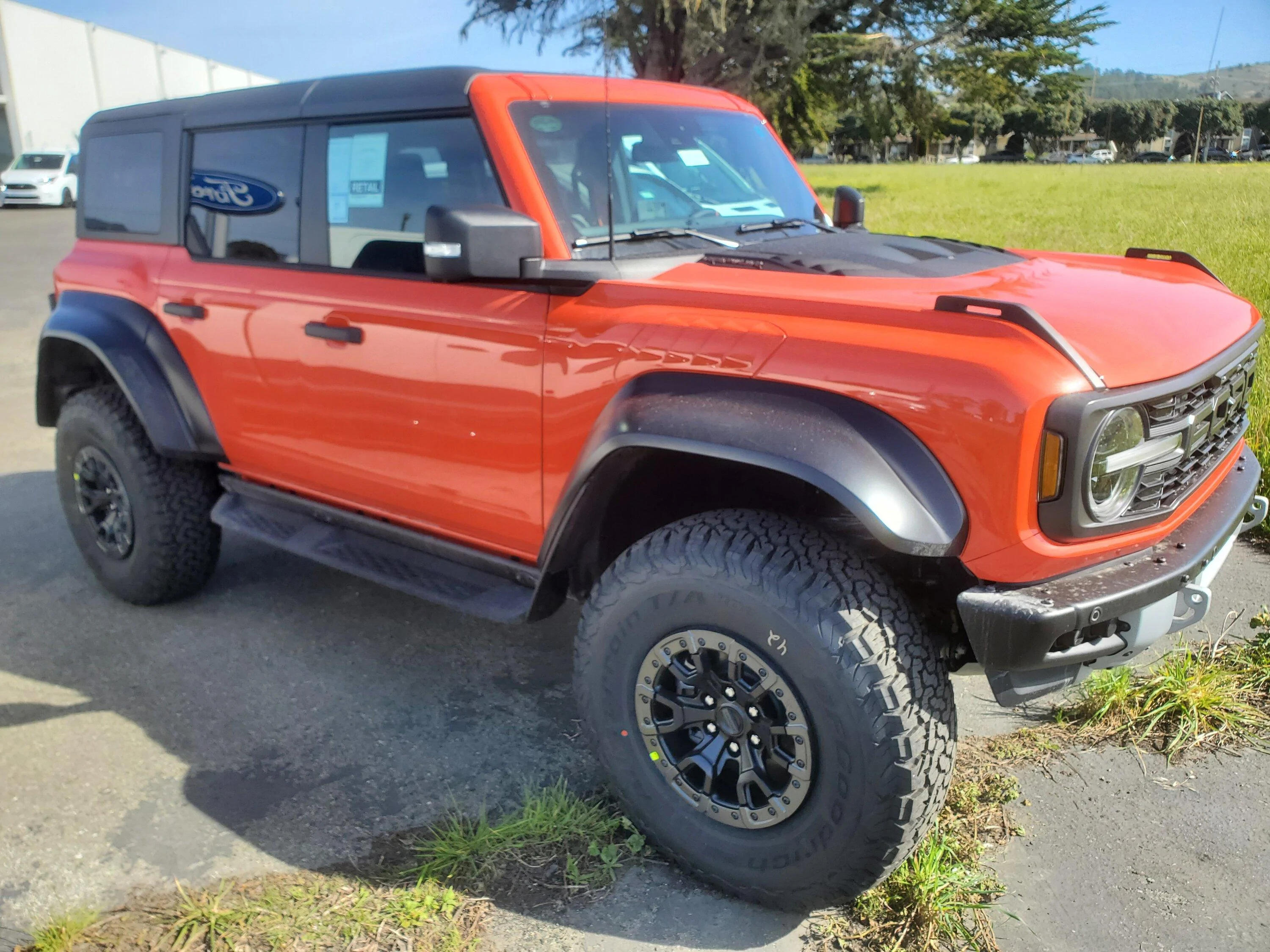 Ford Bronco Code Orange Bronco Raptor In Half Moon Bay CA 20230218_123952
