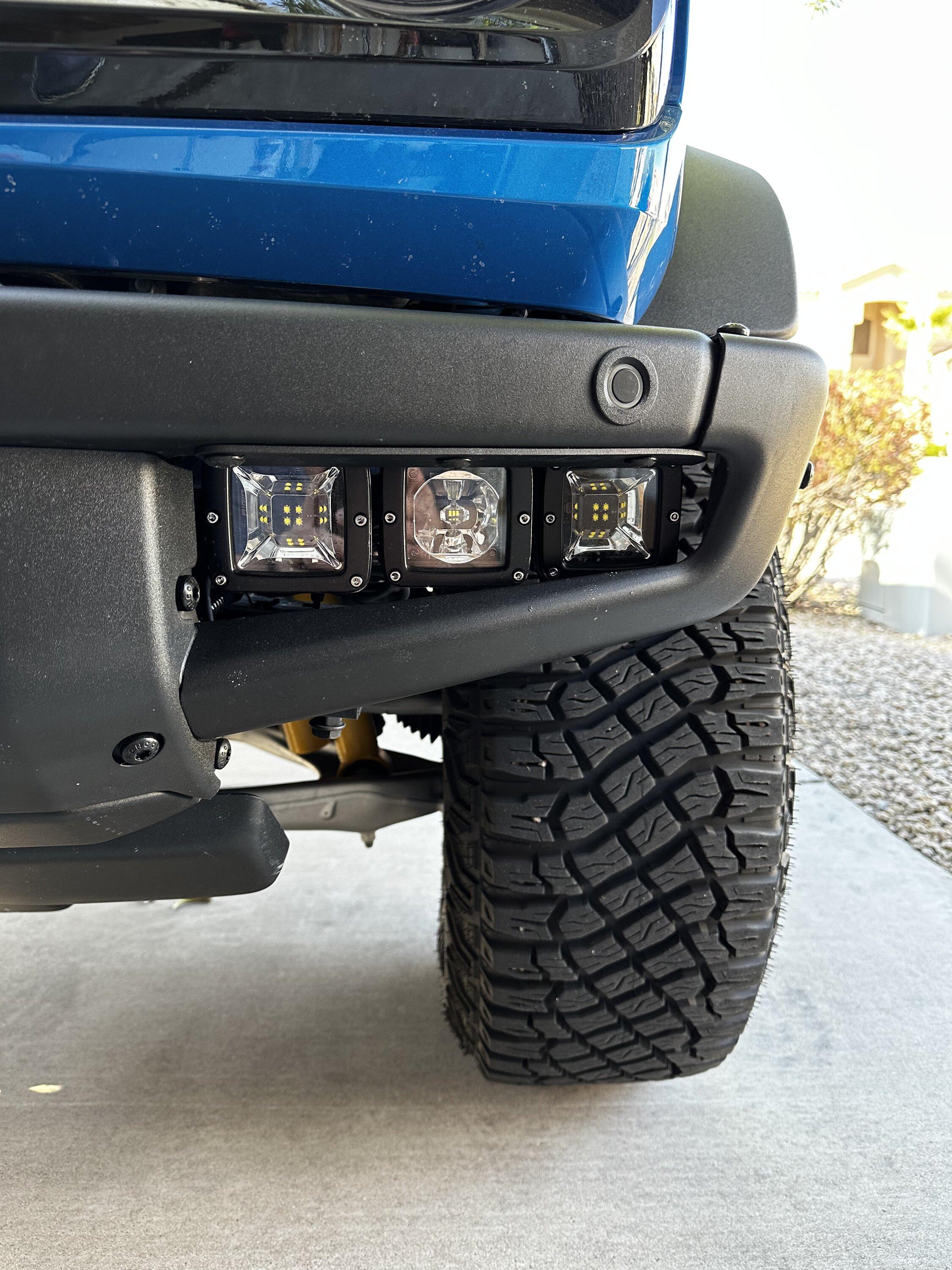 Ford Bronco HD Bumper Set Up Dynamic Diode vs Rigid   ? ? ? ? 996C3B03-8212-45B1-925B-B67C33163A07