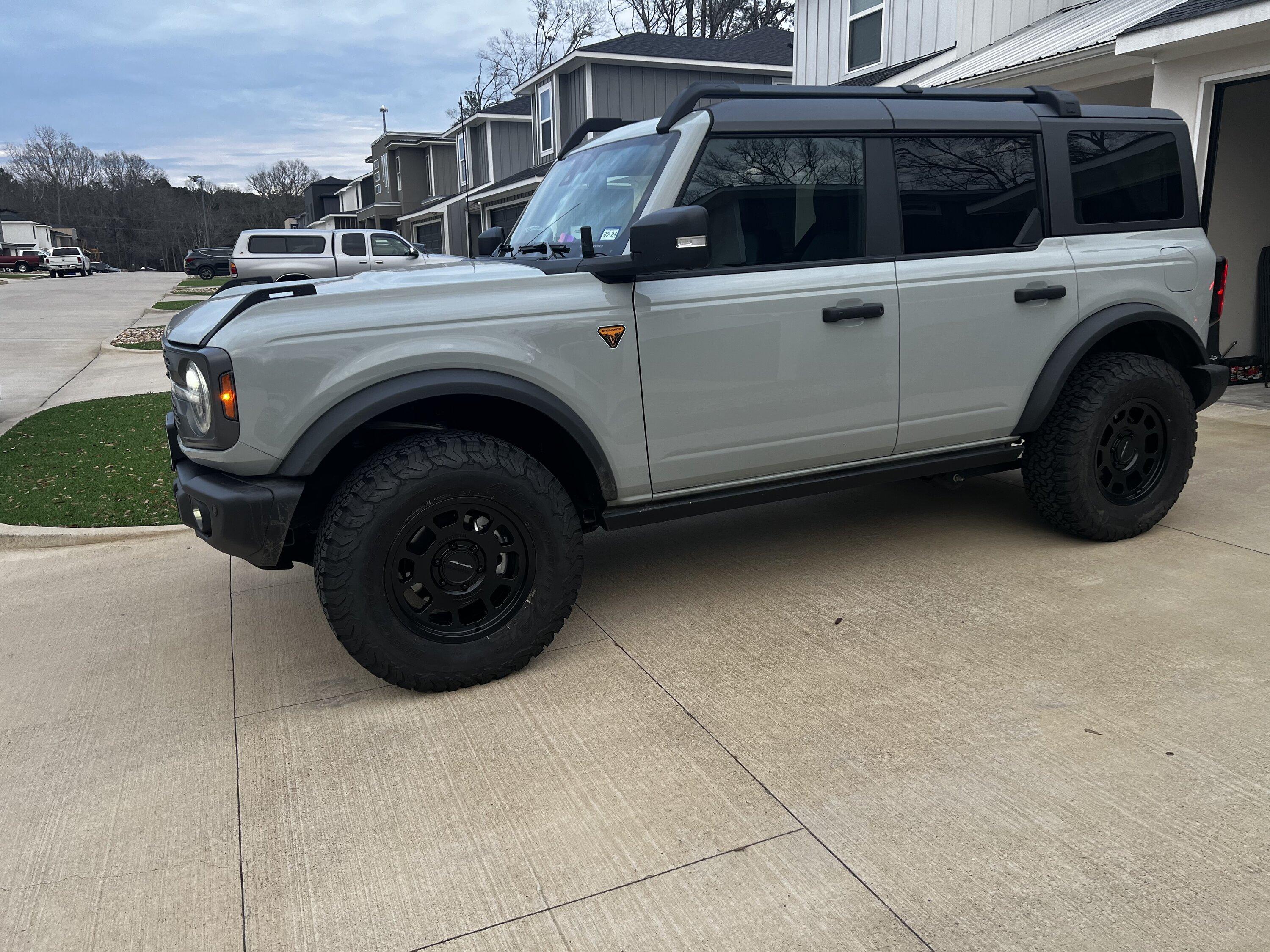 Ford Bronco Show us your installed wheel / tire upgrades here! (Pics) 1AA3C44B-185B-4406-B77B-4E4BFE7E2BC9