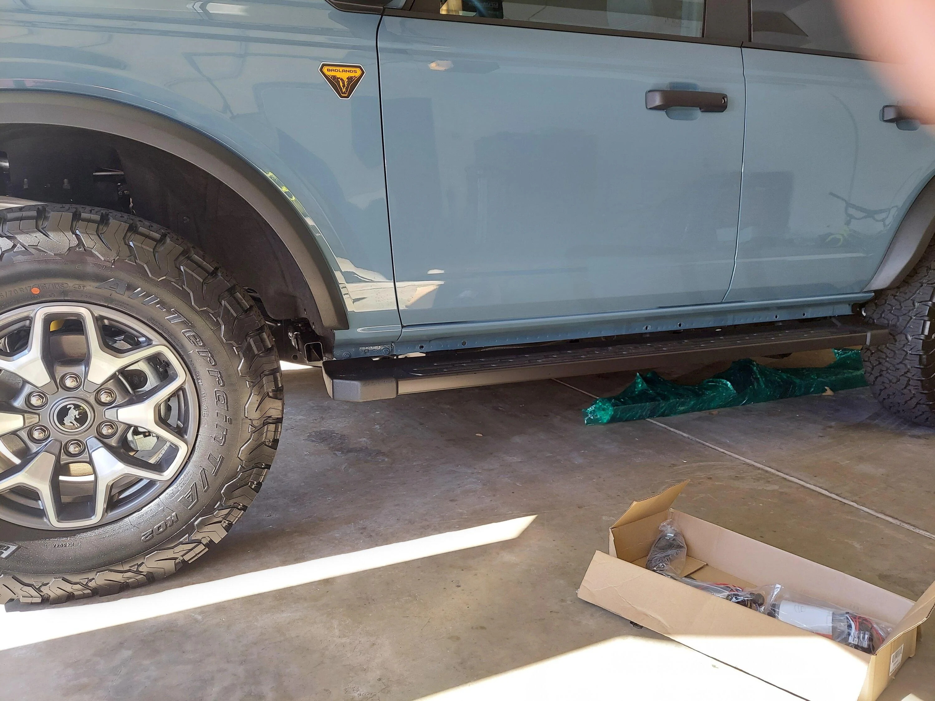Ford Bronco Swapped Rock Slides for OEM running boards 20230219_135140