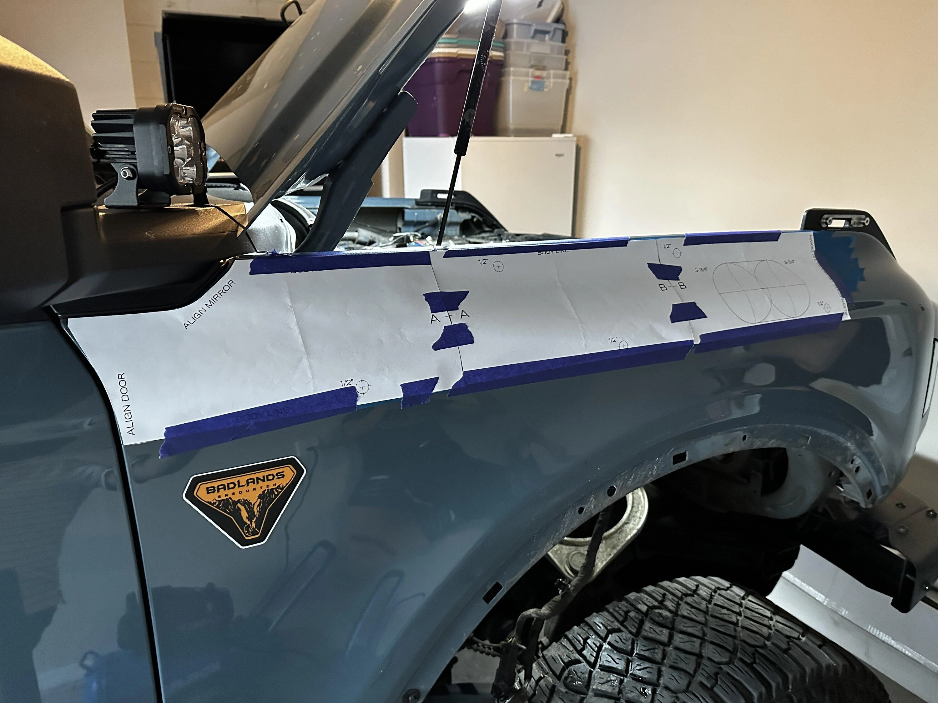 Ford Bronco Airaid Snorkel Installed (after engine stall from water intake) 9E003B43-5B28-49D3-8025-4EC4494944ED