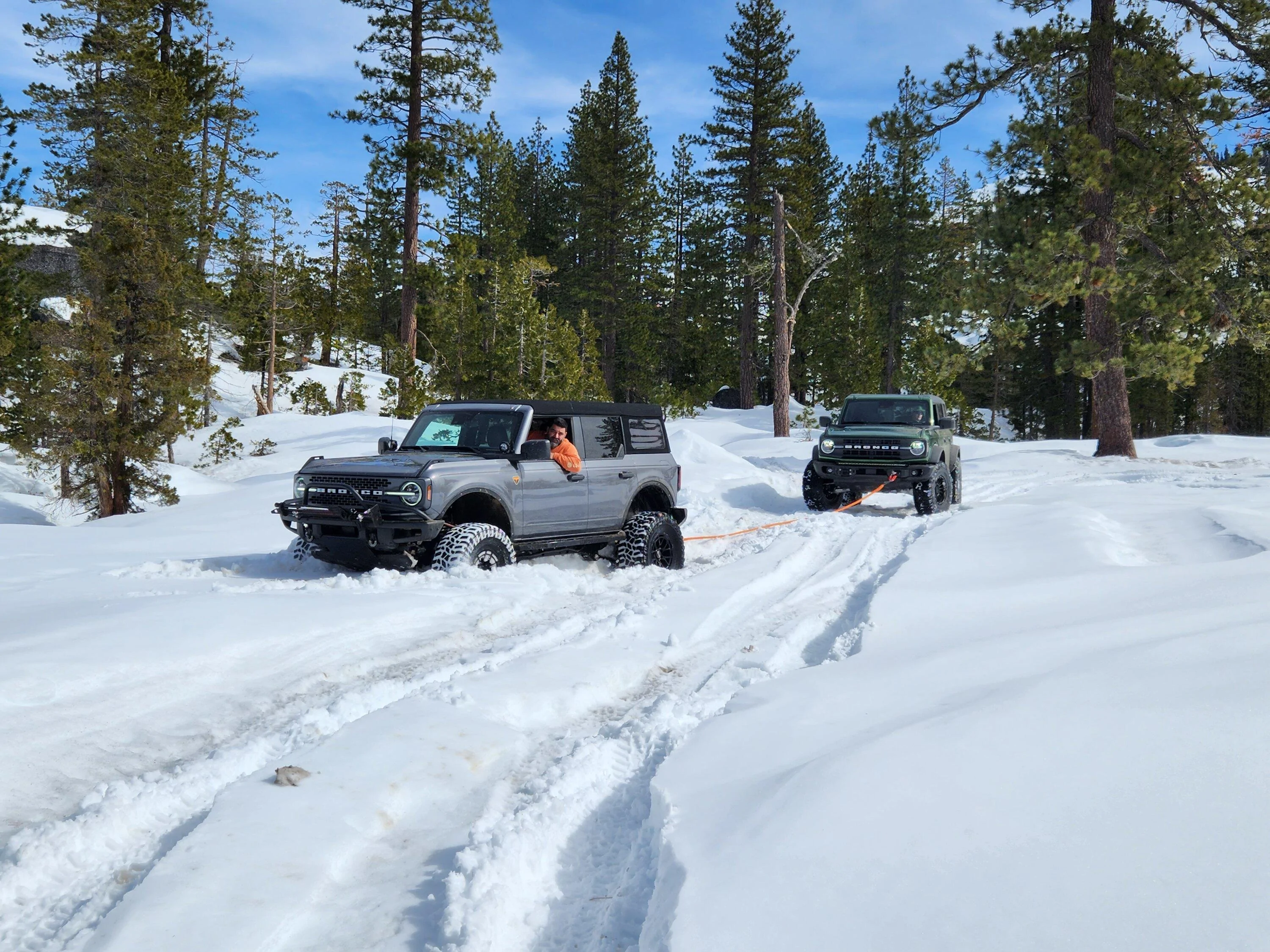 Ford Bronco Bronco Snow Day @ Eagle Lake, Fordyce Trails Sierra Nevada Mountains 20230219_123126