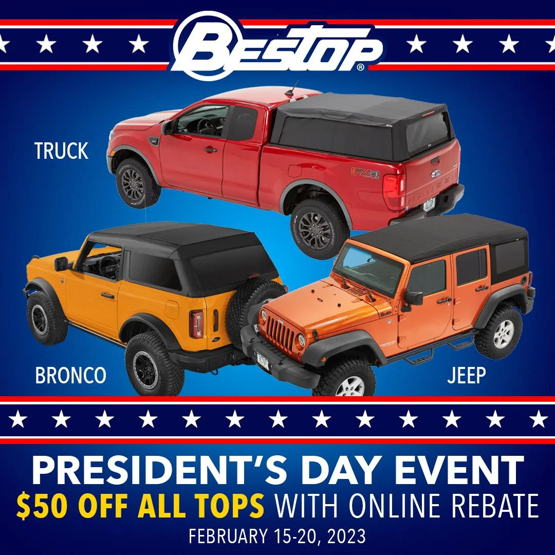 Ford Bronco Last Chance! Bestop_Presidents_Day_Rebate_1080x1080 (1)