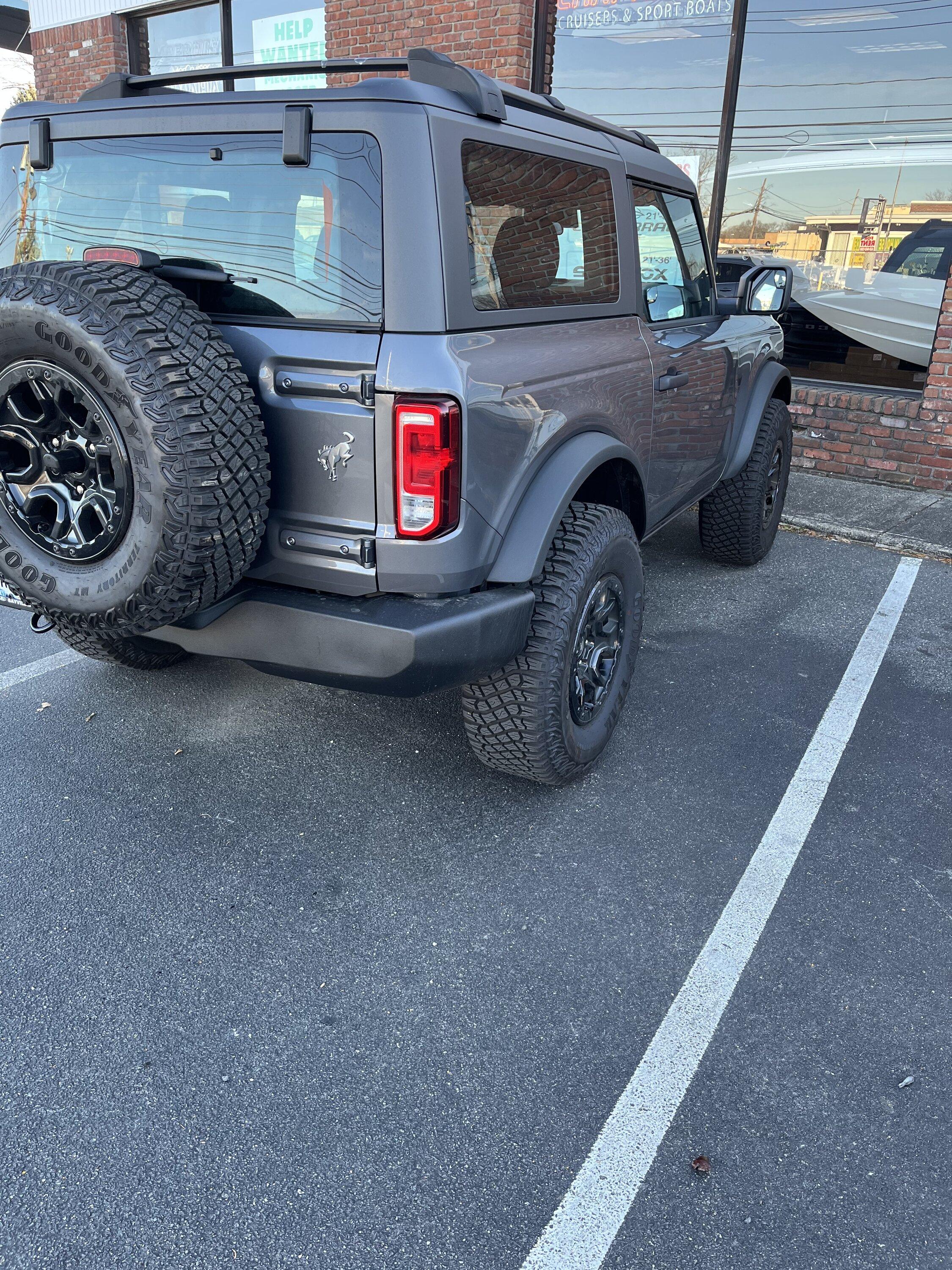 Ford Bronco Finally arrived. Seems like a lot for 35k CEDC0DAE-5534-4ADE-B8A6-835A2B6BD484