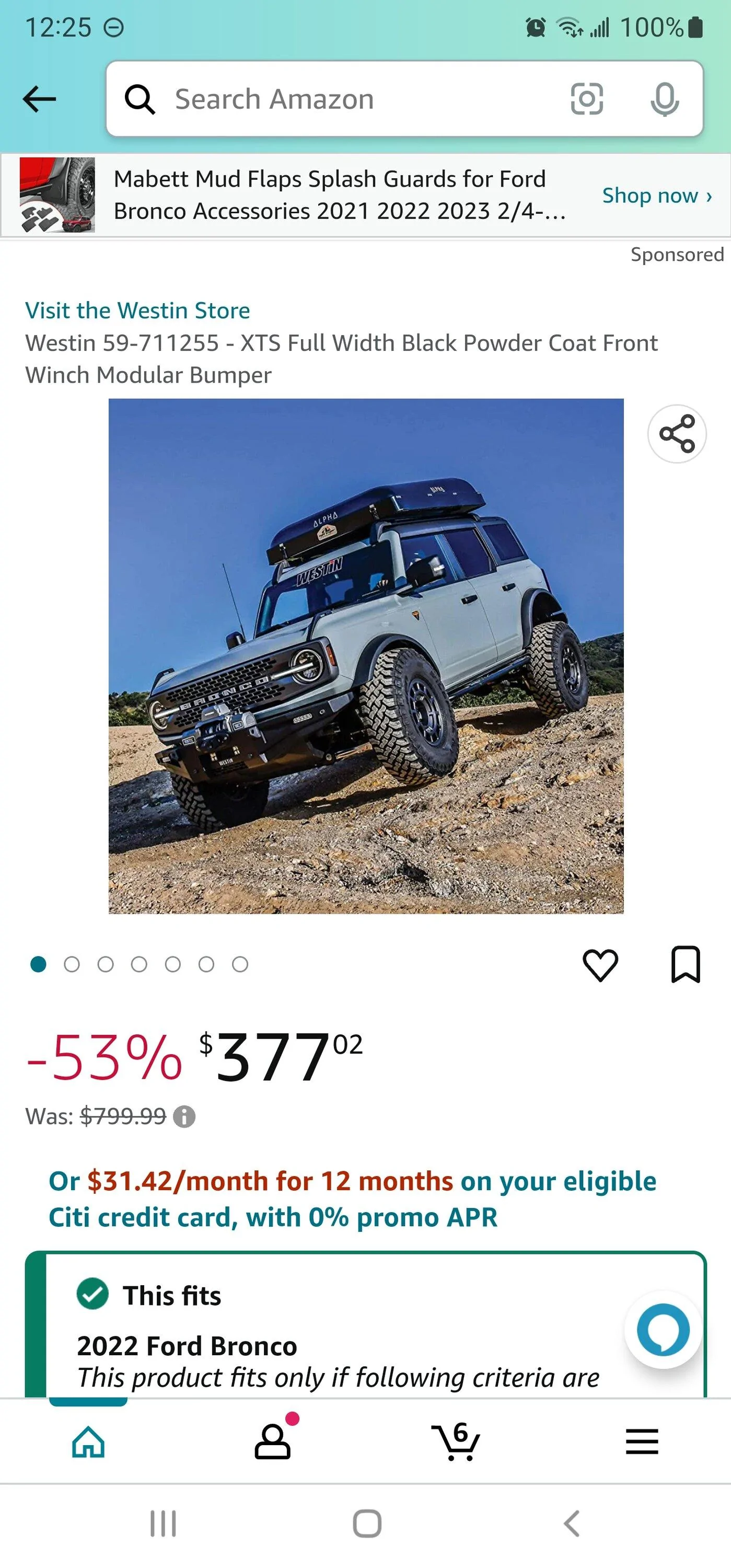 Ford Bronco Westin xts bumper on amazon for 377$ ?! Screenshot_20230221_002536_Amazon Shopping