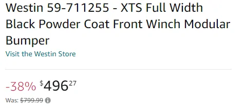Ford Bronco Westin xts bumper on amazon for 377$ ?! 1676999807342