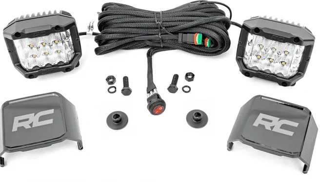 Ford Bronco Rough country ditch lights installed 1677013995189