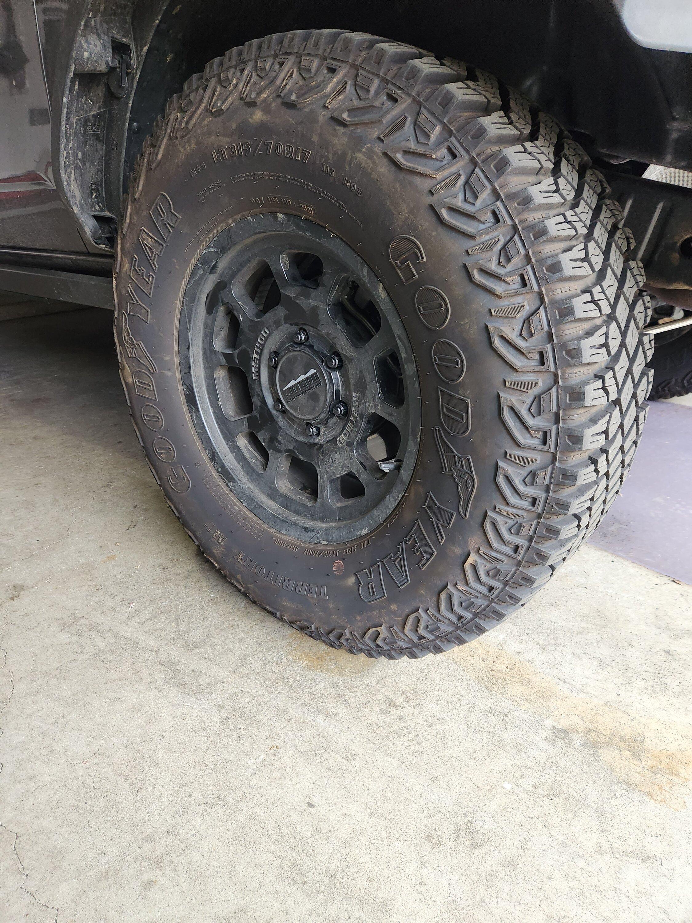 Ford Bronco Replace Sasquatch with Method 703 Offset question. 16770247766293157731861272579794