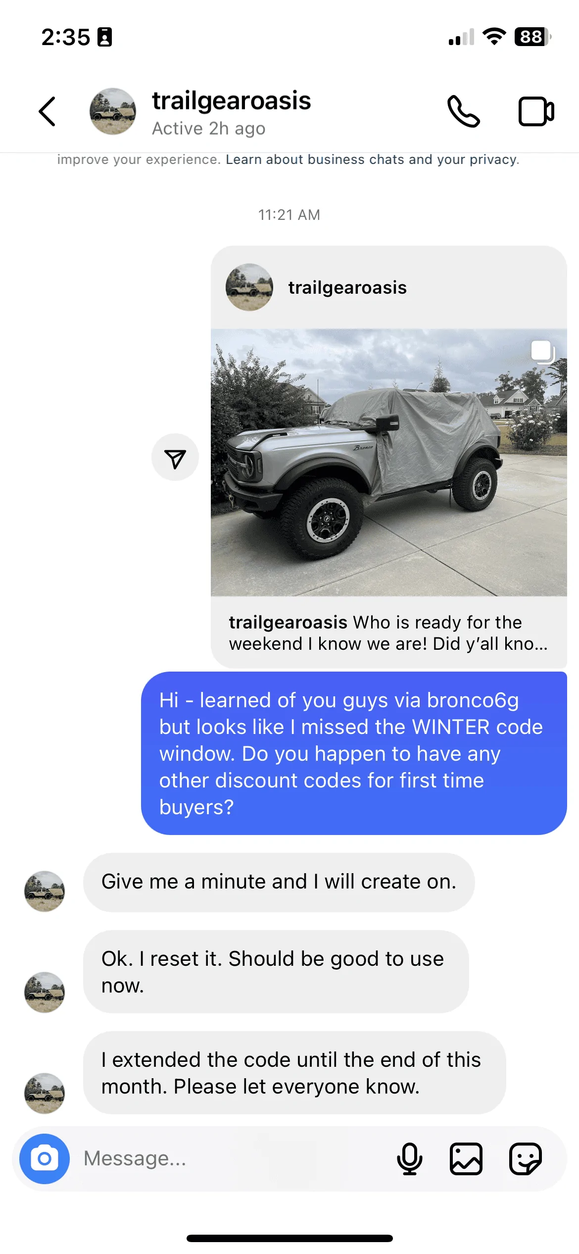 Ford Bronco Bronco Waterproof Cover??? WINTER