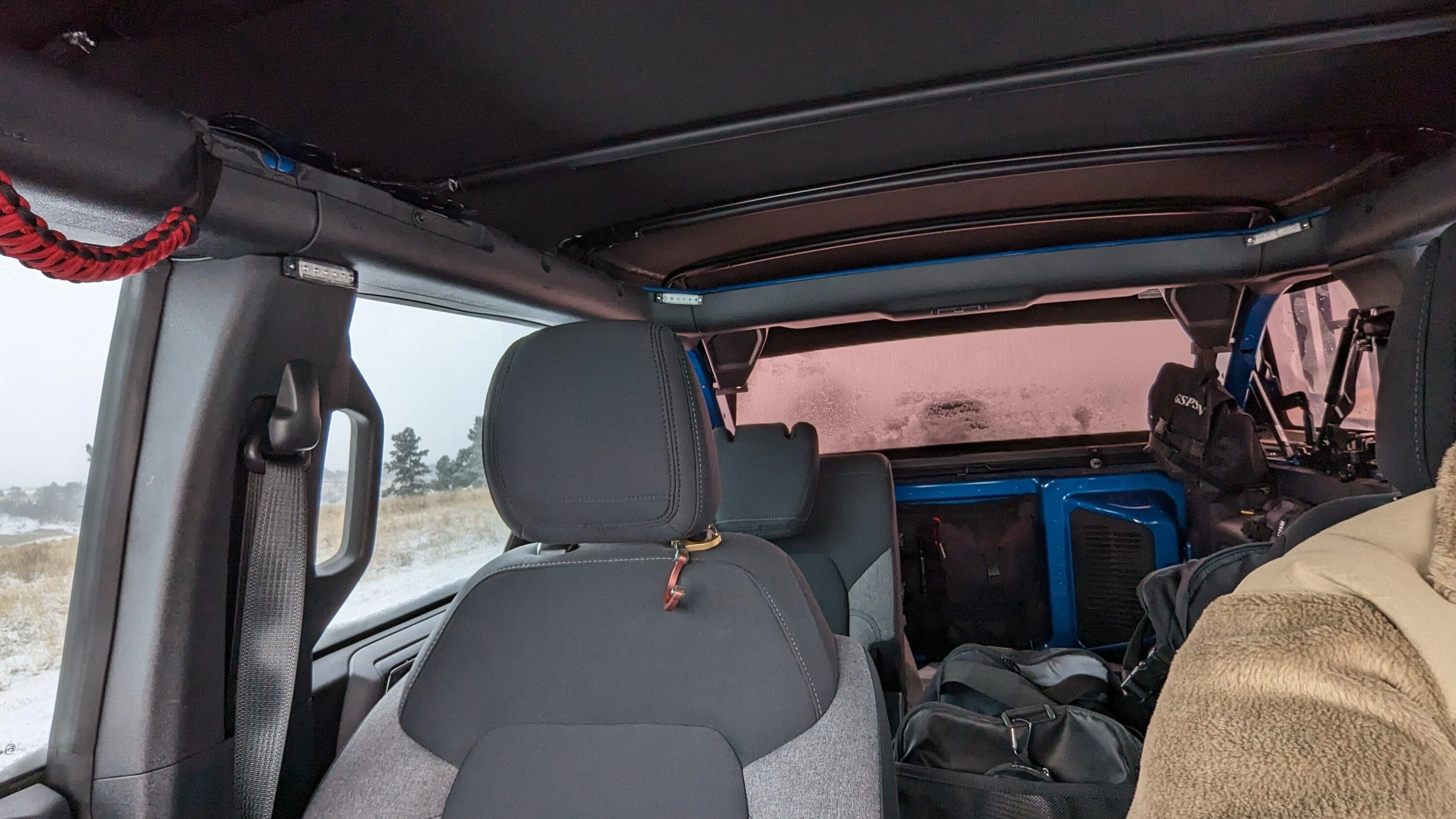 Ford Bronco Installed IAG 4PC Interior LED Dome Light Kit with Harness PXL_20230222_224335984