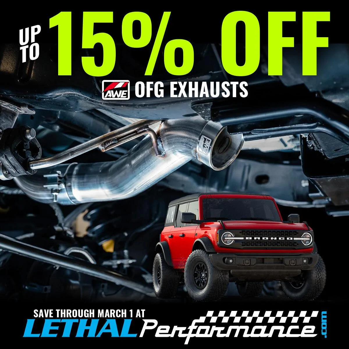 Lethal Performance has Up to 15% OFF AWE Exhaust Systems for your ...