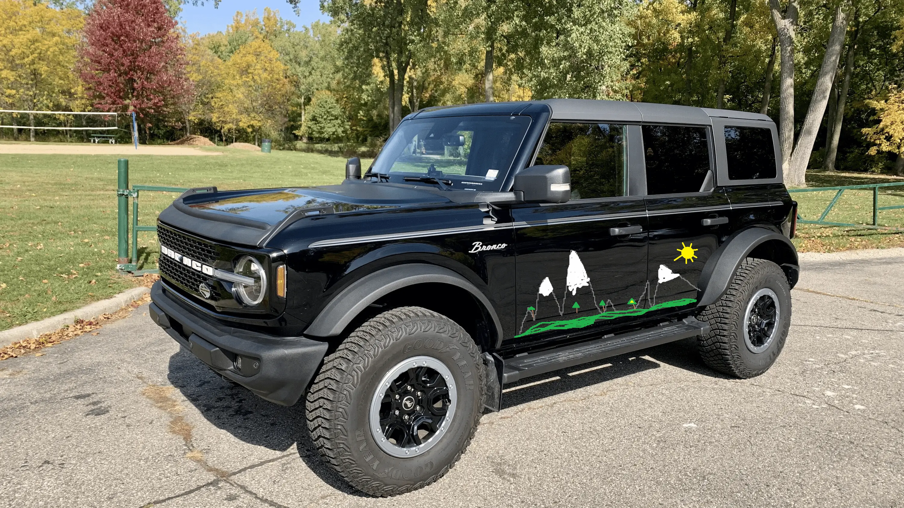 Ford Bronco Shadow black with graphics!! Need ideas 1677182592660