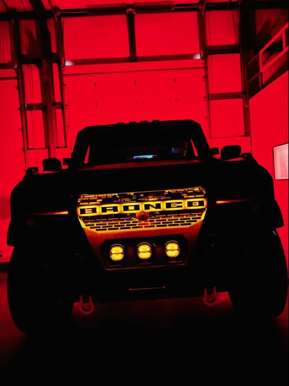 Ford Bronco Oracle Amber Oculus Headlight & Grill Letters IMG_5197