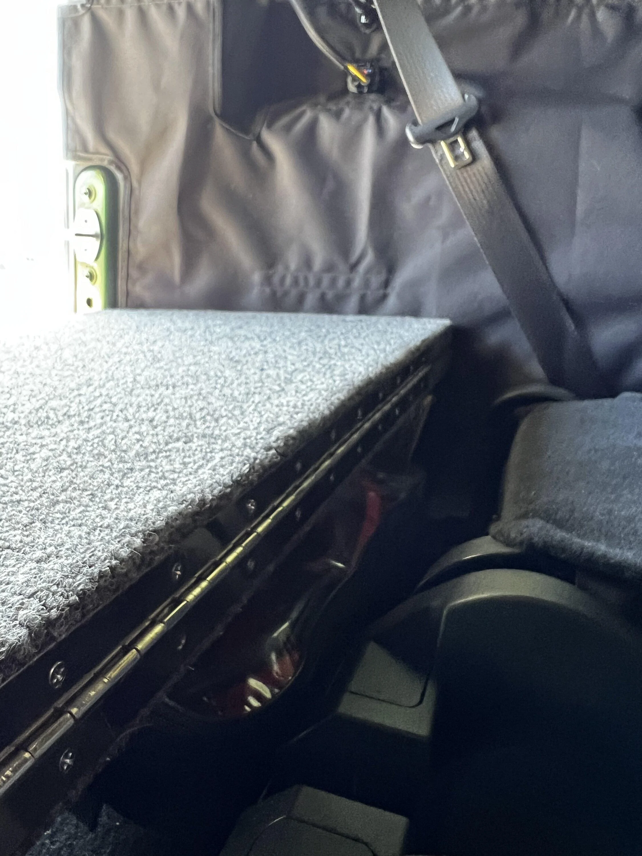 Ford Bronco My custom Raised Trunk Cargo Platform that locks into floor D rings for security 1E2CEF92-CE5D-4F4A-8036-1C14A5F95E60