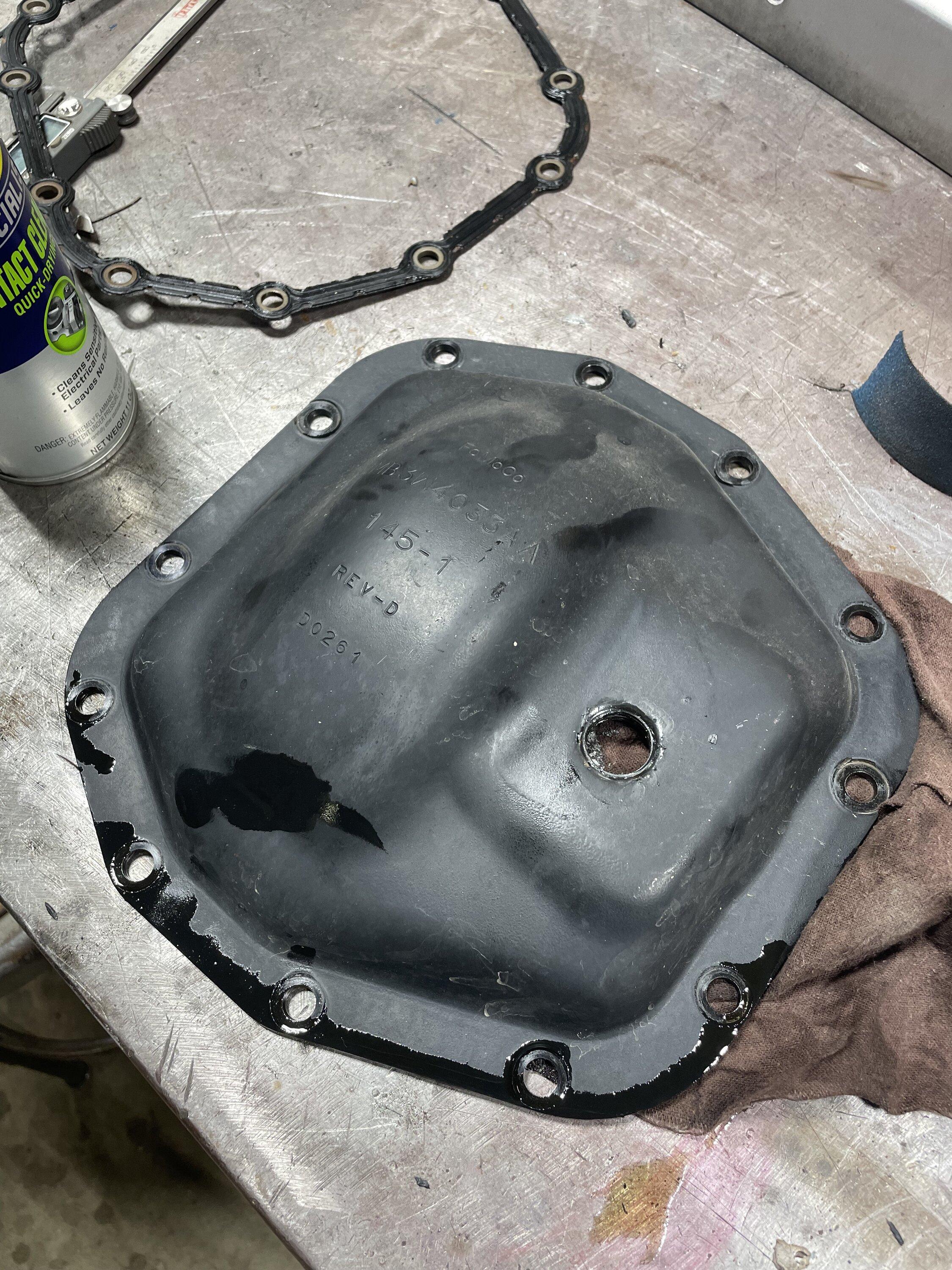 Ford Bronco Installed: Dana 44 M220 AdvanTek Nodular Differential Cover (From Jeep JL Wrangler) -- DIY IMG_2445