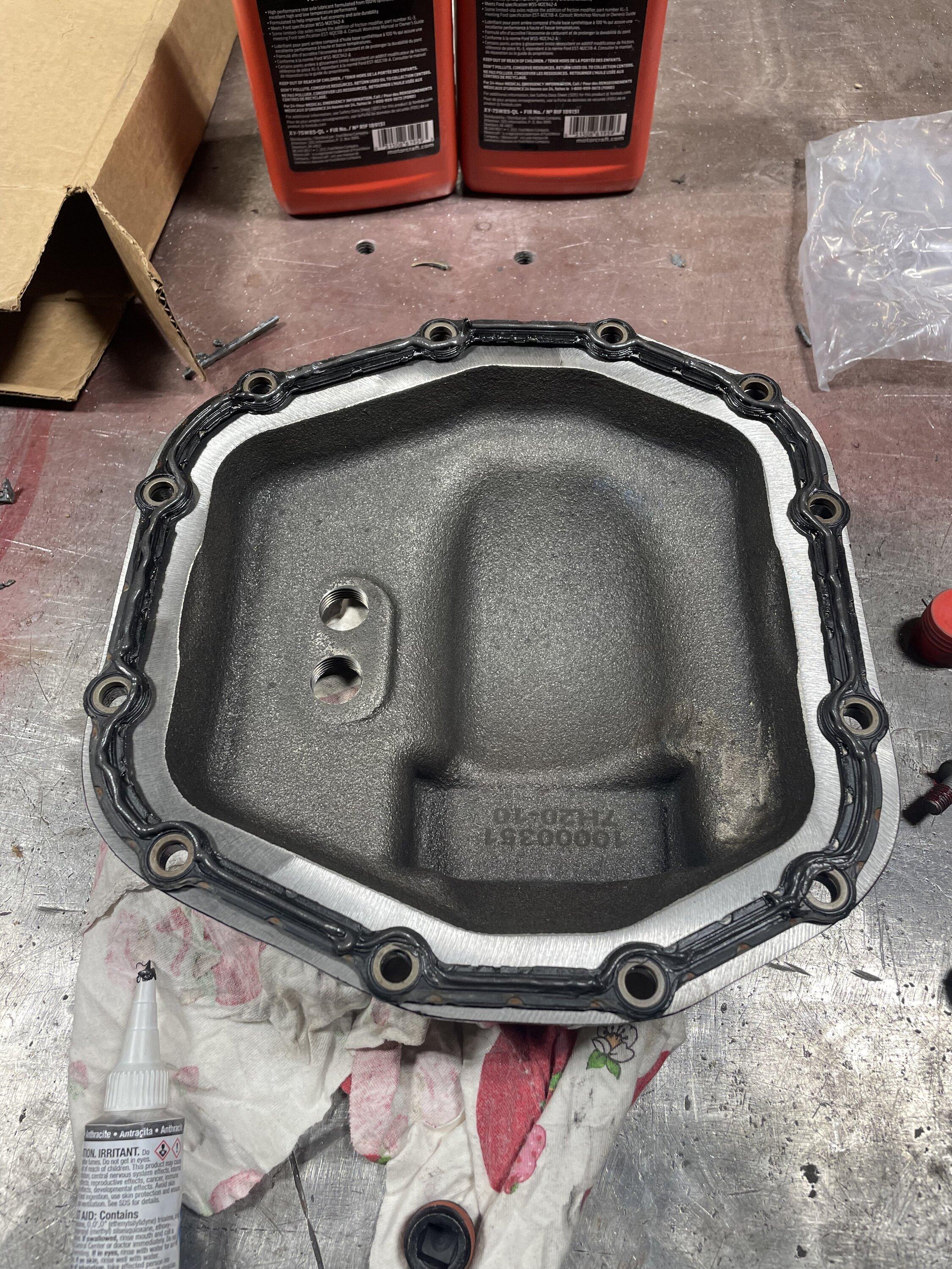 Ford Bronco Installed: Dana 44 M220 AdvanTek Nodular Differential Cover (From Jeep JL Wrangler) -- DIY IMG_2452