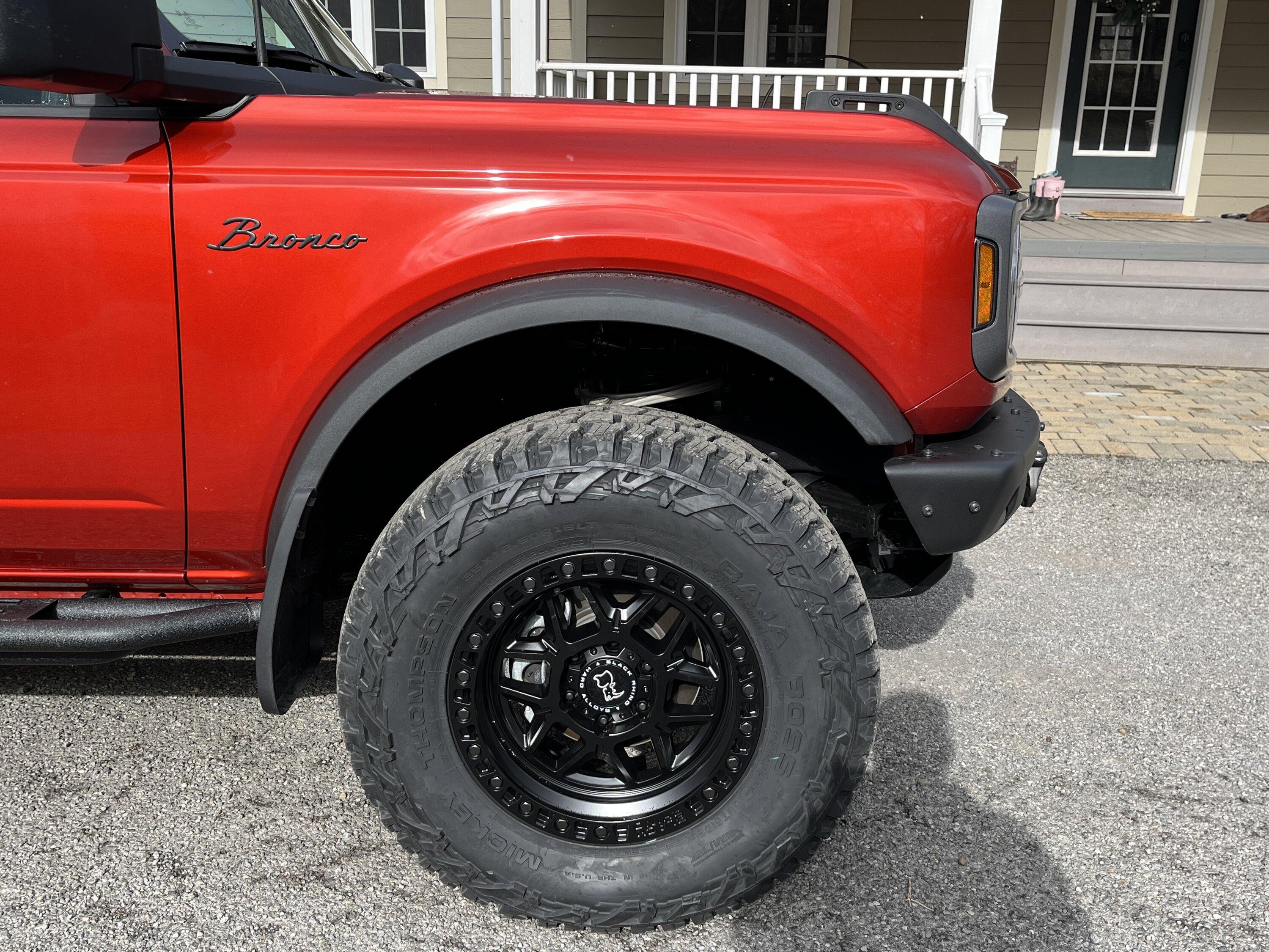 Ford Bronco Show us your installed wheel / tire upgrades here! (Pics) 3E3F393A-C048-494B-8490-A18D5AF39D80