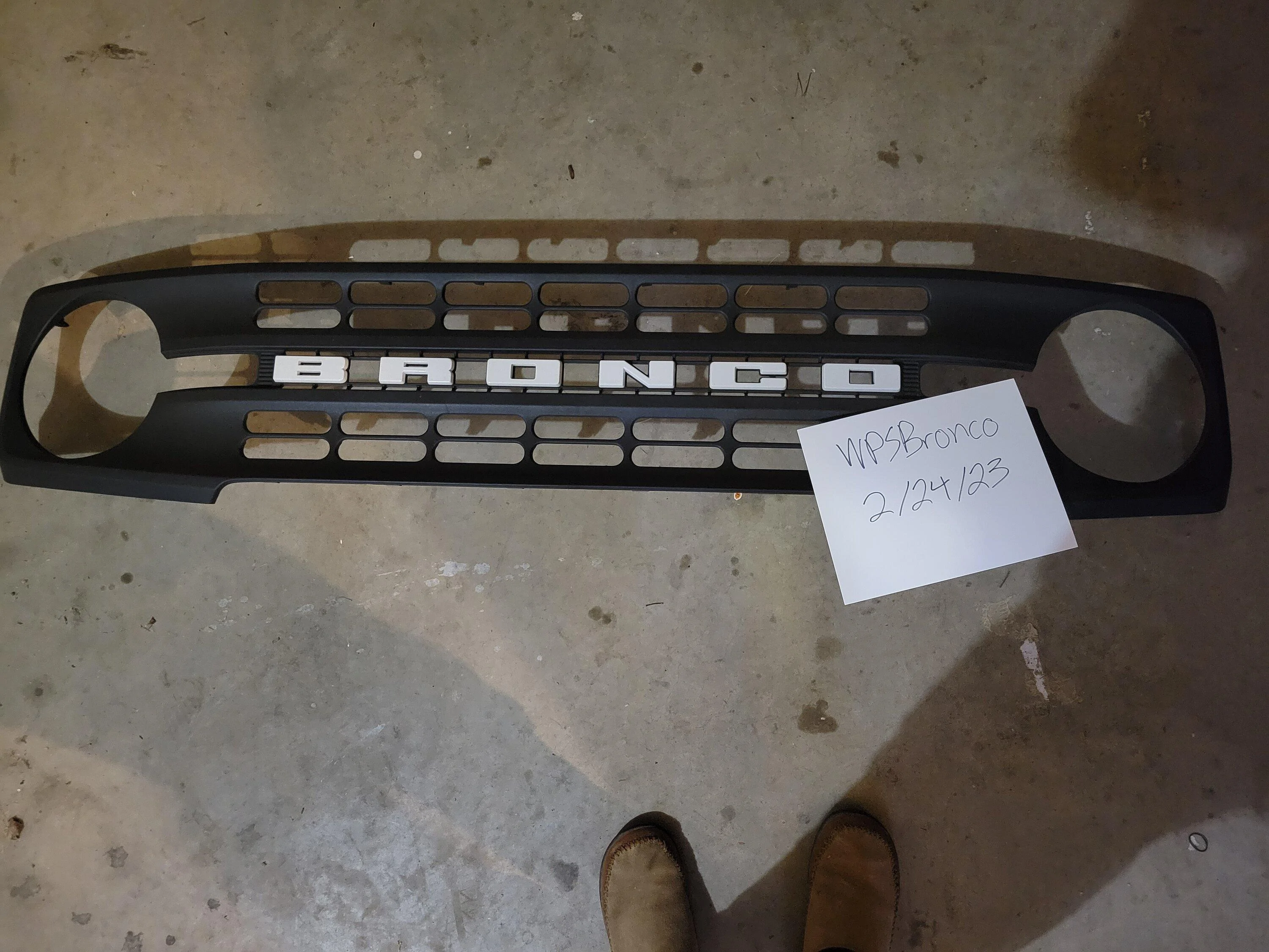 Ford Bronco Black Diamond Grille 20230224_174422