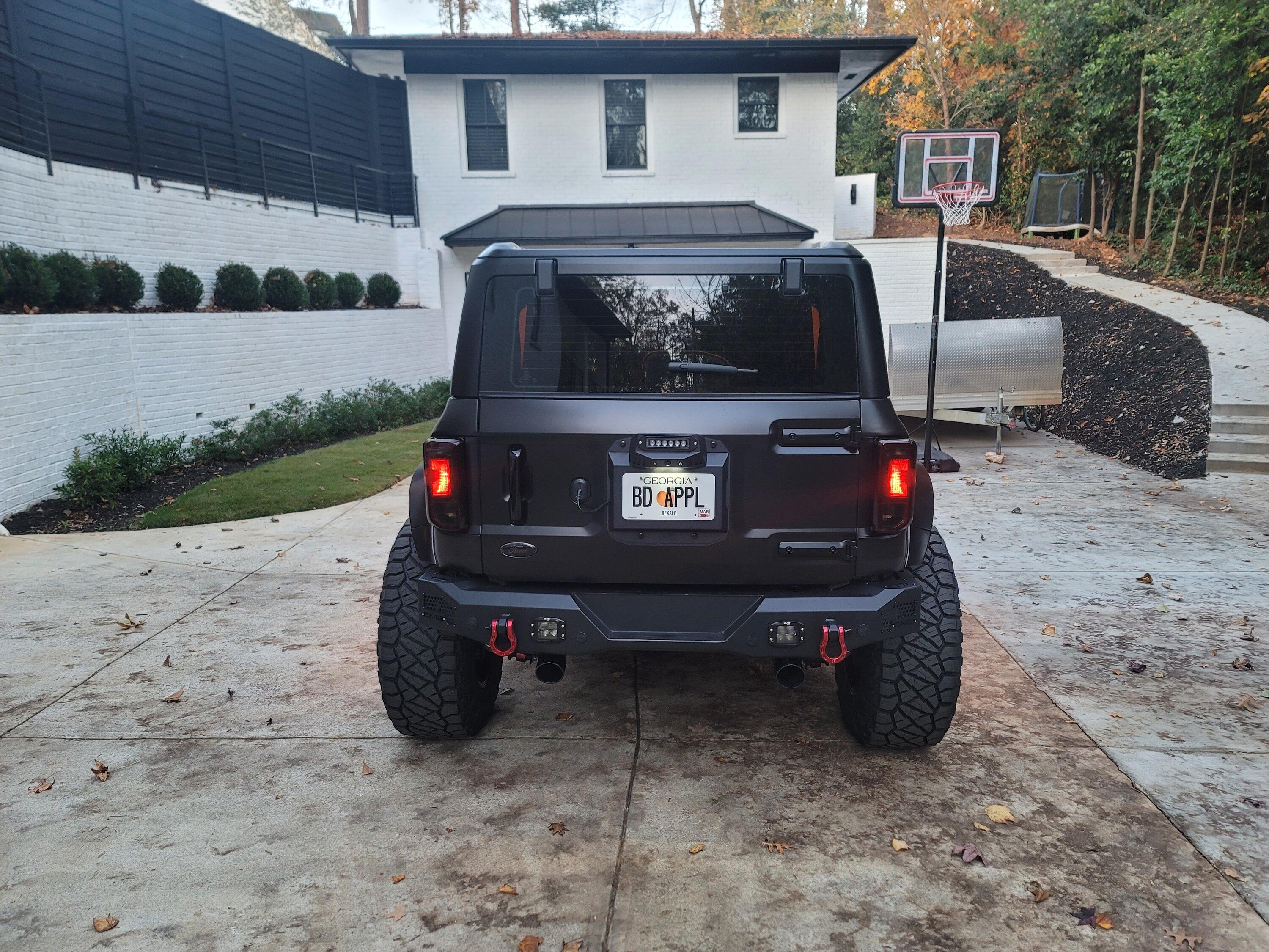 Ford Bronco Rear Bumper show off thread 20221109_175251