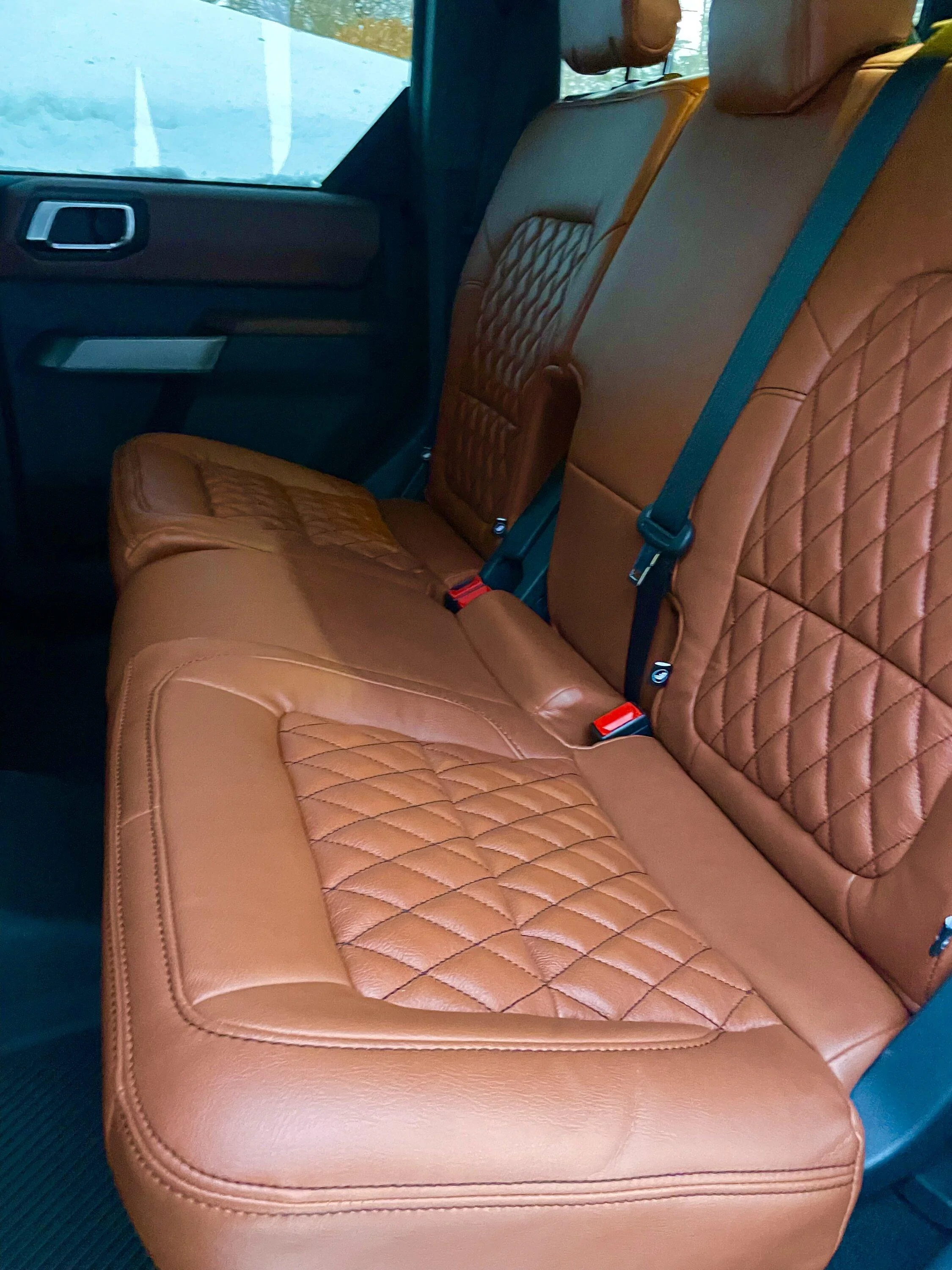 Ford Bronco New Katzkin XT Stone Leather Seats Installed EC531762-715C-4ACF-8A9C-EF416704E391