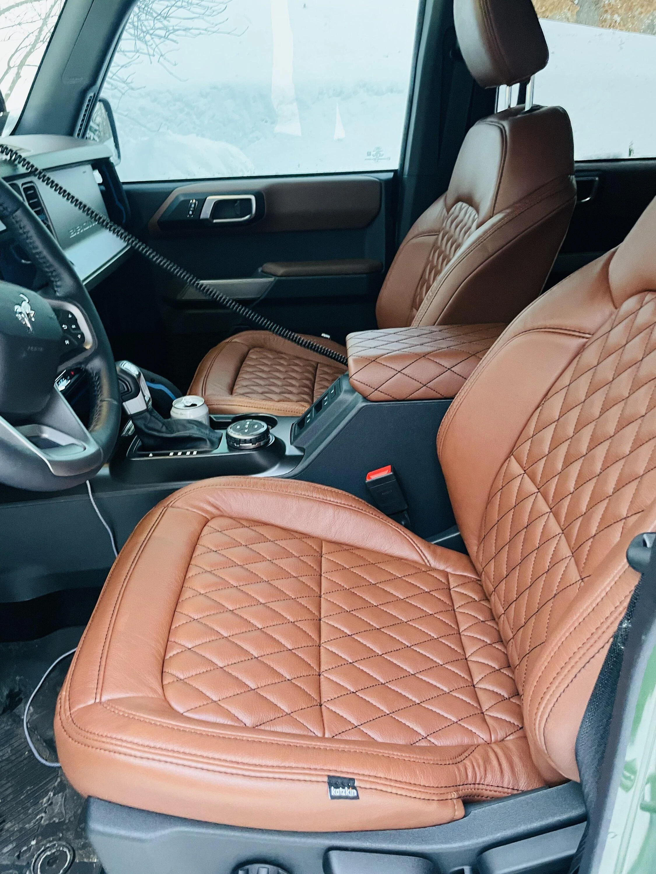 Ford Bronco New Katzkin XT Stone Leather Seats Installed 59DA71AE-CE72-49C6-ABBD-ADBBABB99B00