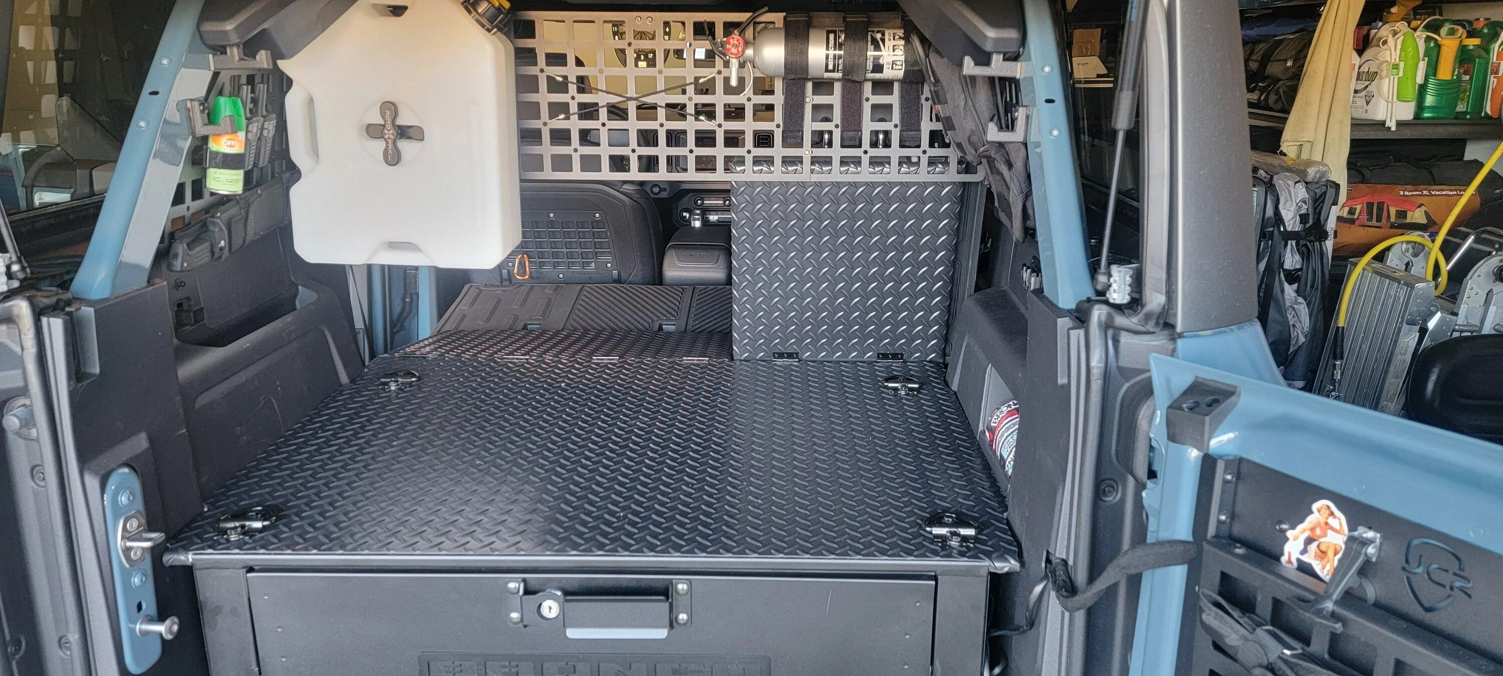 Ford Bronco My Custom 4 Door Sleeping Platform Design -- feedback? 20220823_185004