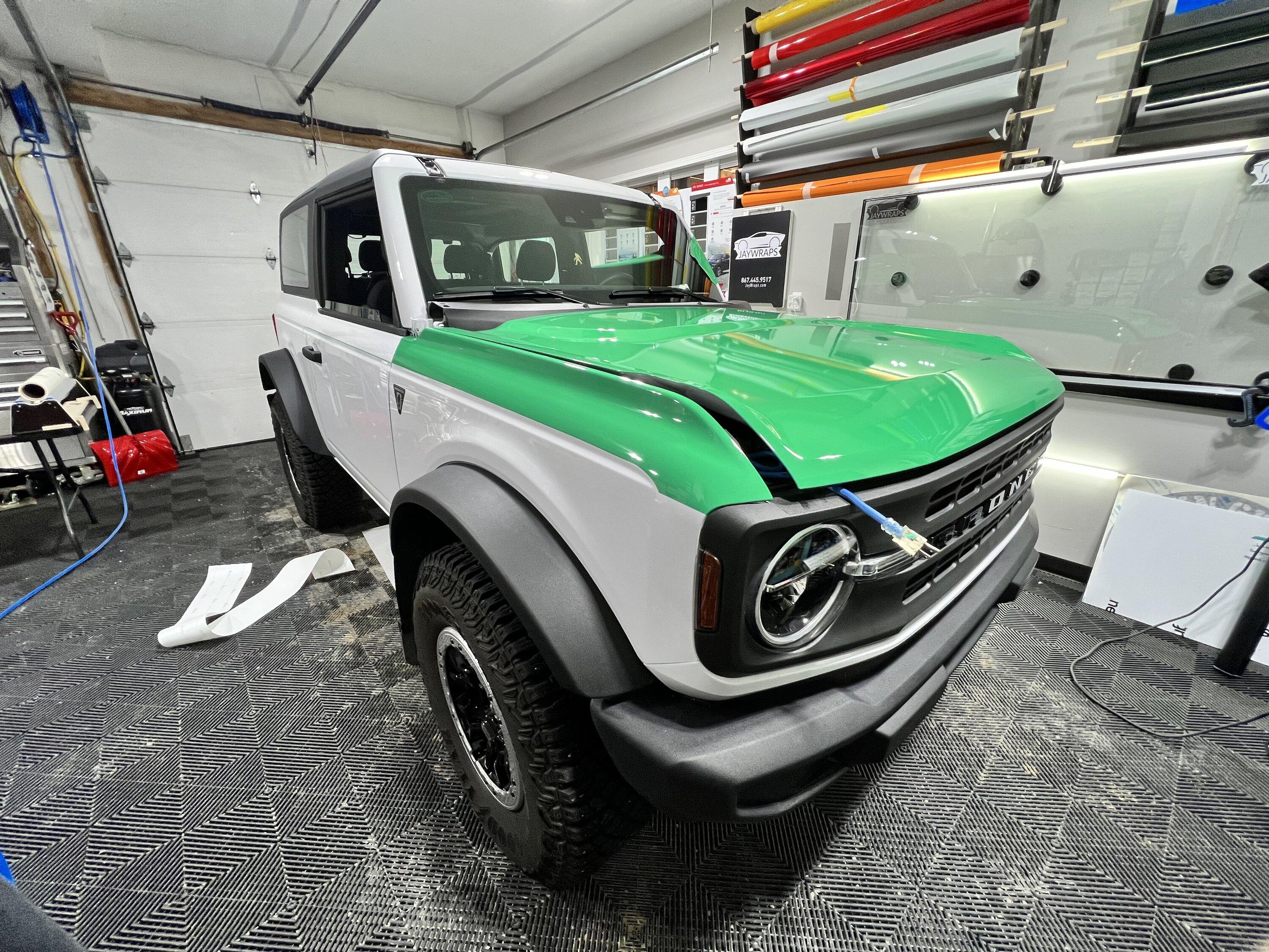 Ford Bronco Retro Look 2-Tone Basequatch w/ Buffalo Green Wrap 062EF698-E8E8-446C-A593-F44469A70819