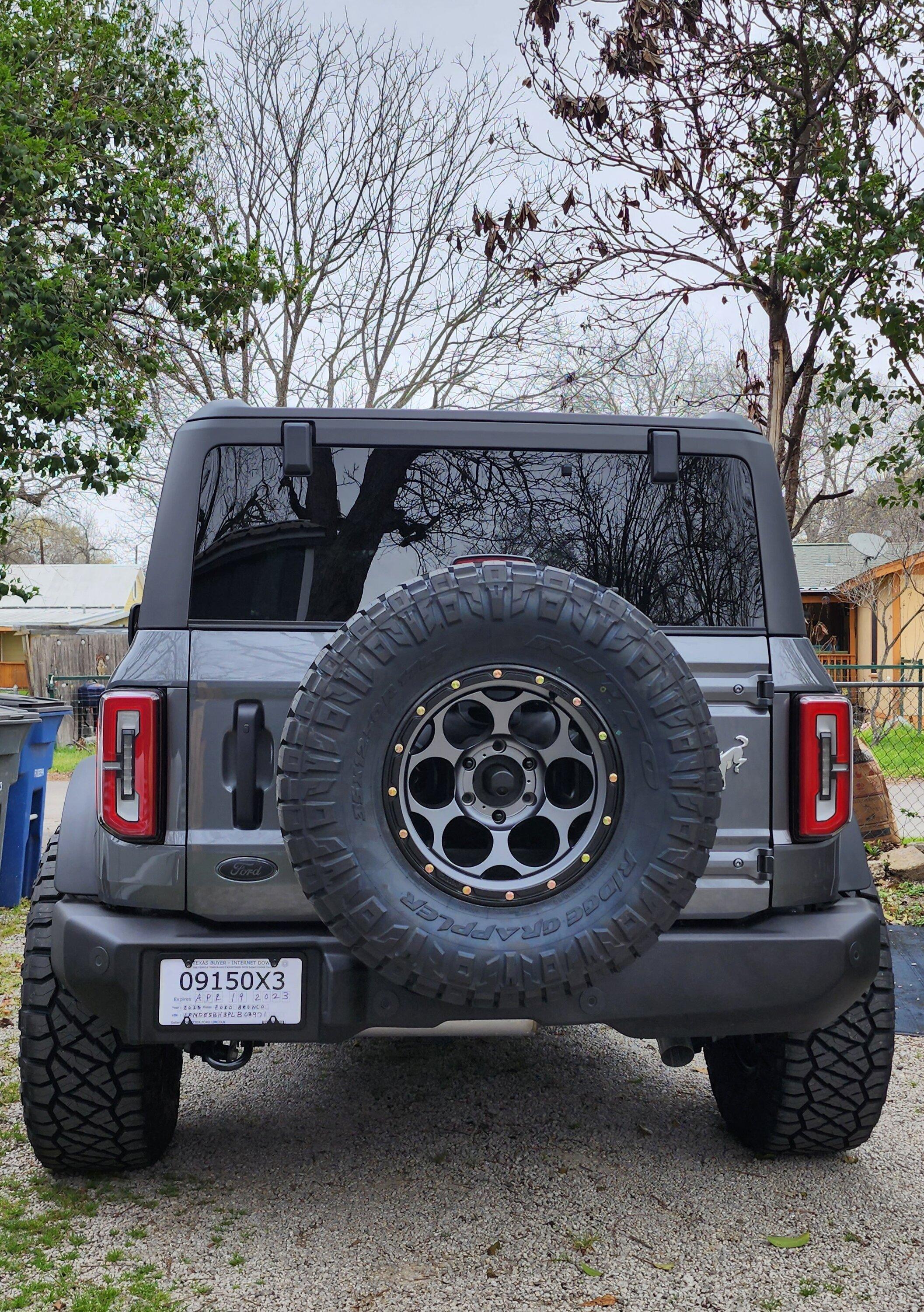 Ford Bronco Show us your installed wheel / tire upgrades here! (Pics) 20230224_135007