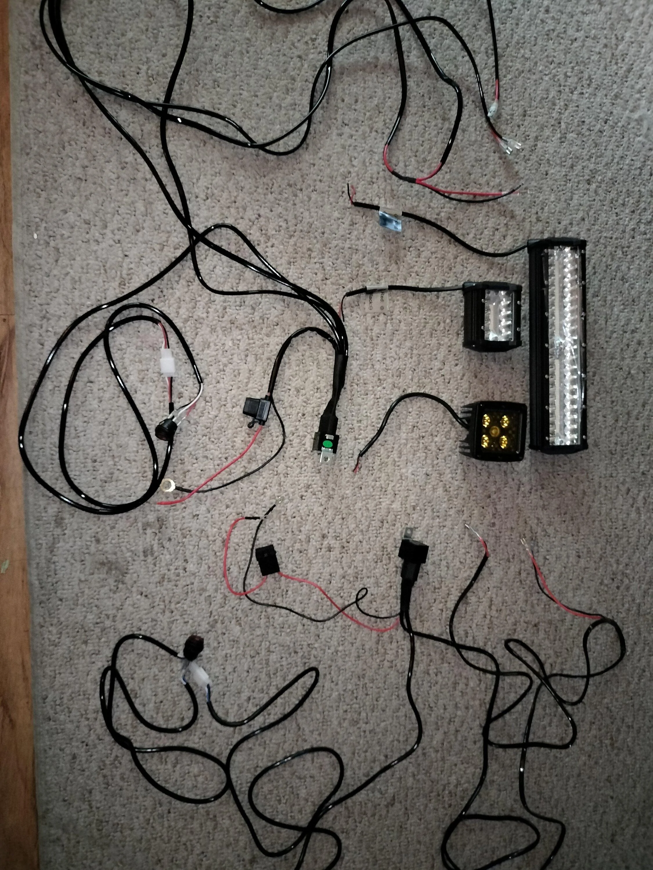 Ford Bronco Wiring lights to aux switches, using harnesses? IMG20230226085049