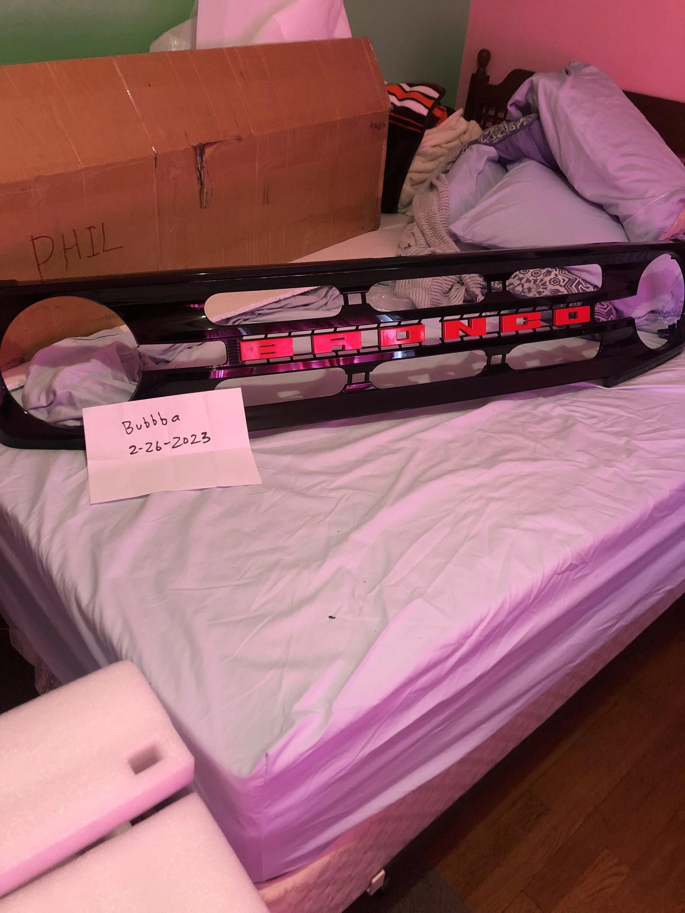 Ford Bronco WTS OBX grille 36012661-0013-40E0-8698-9851A79E568F