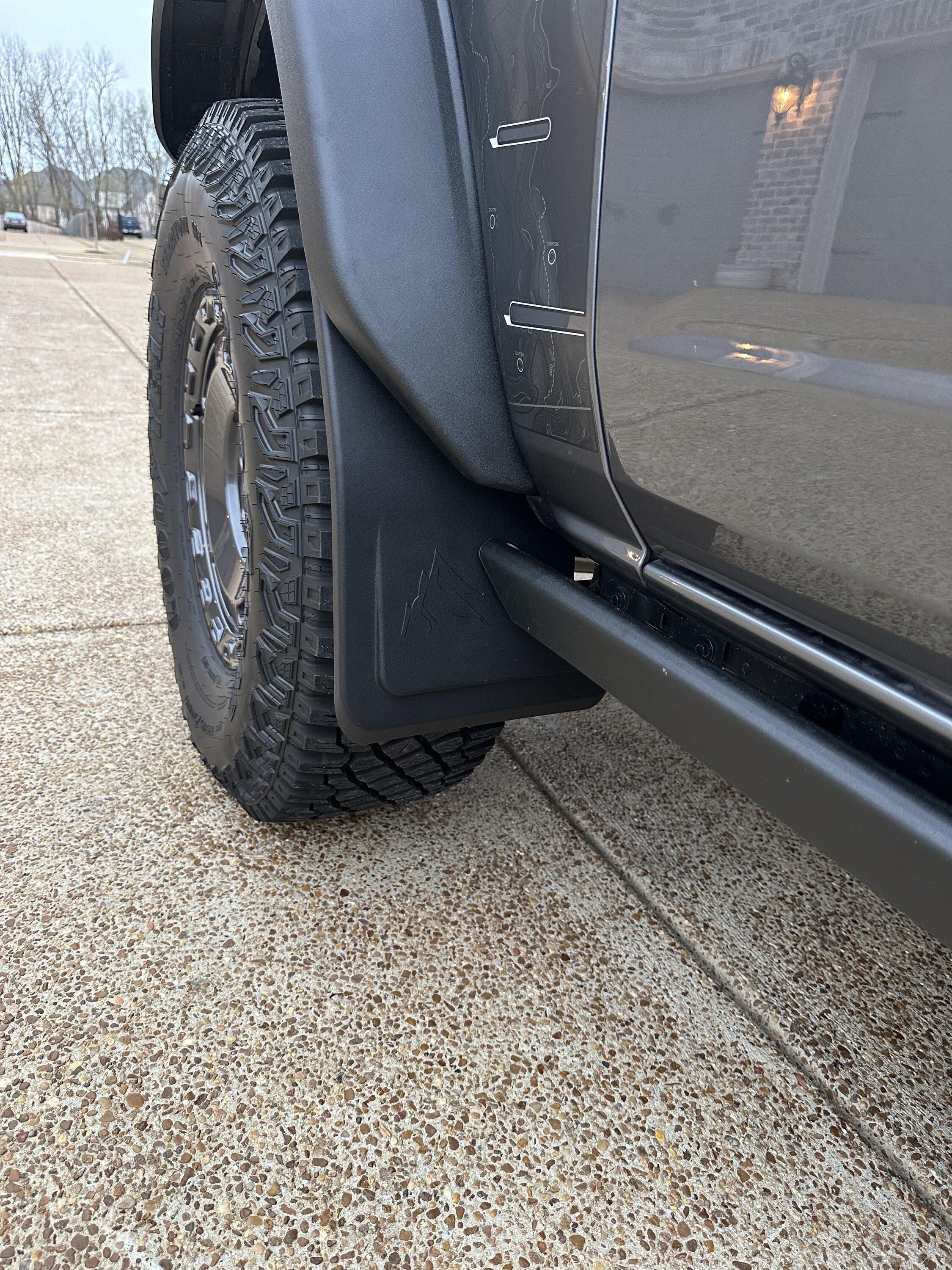 Ford Bronco Mudflap Install A6267175-9AEA-4ABC-A919-289247D5596C