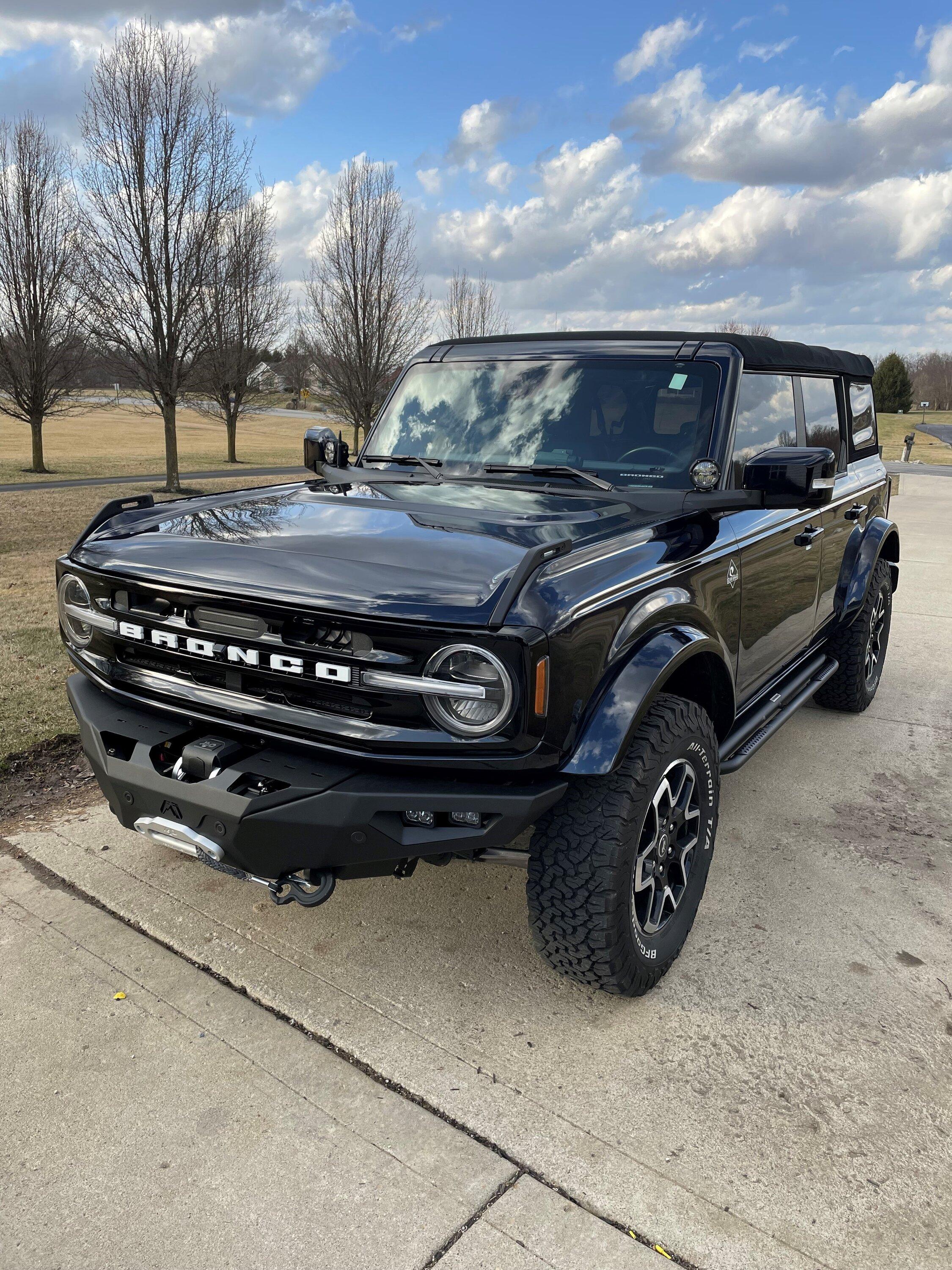 Ford Bronco Integrated winch bumpers recommendations? New Bumper Front Driver
