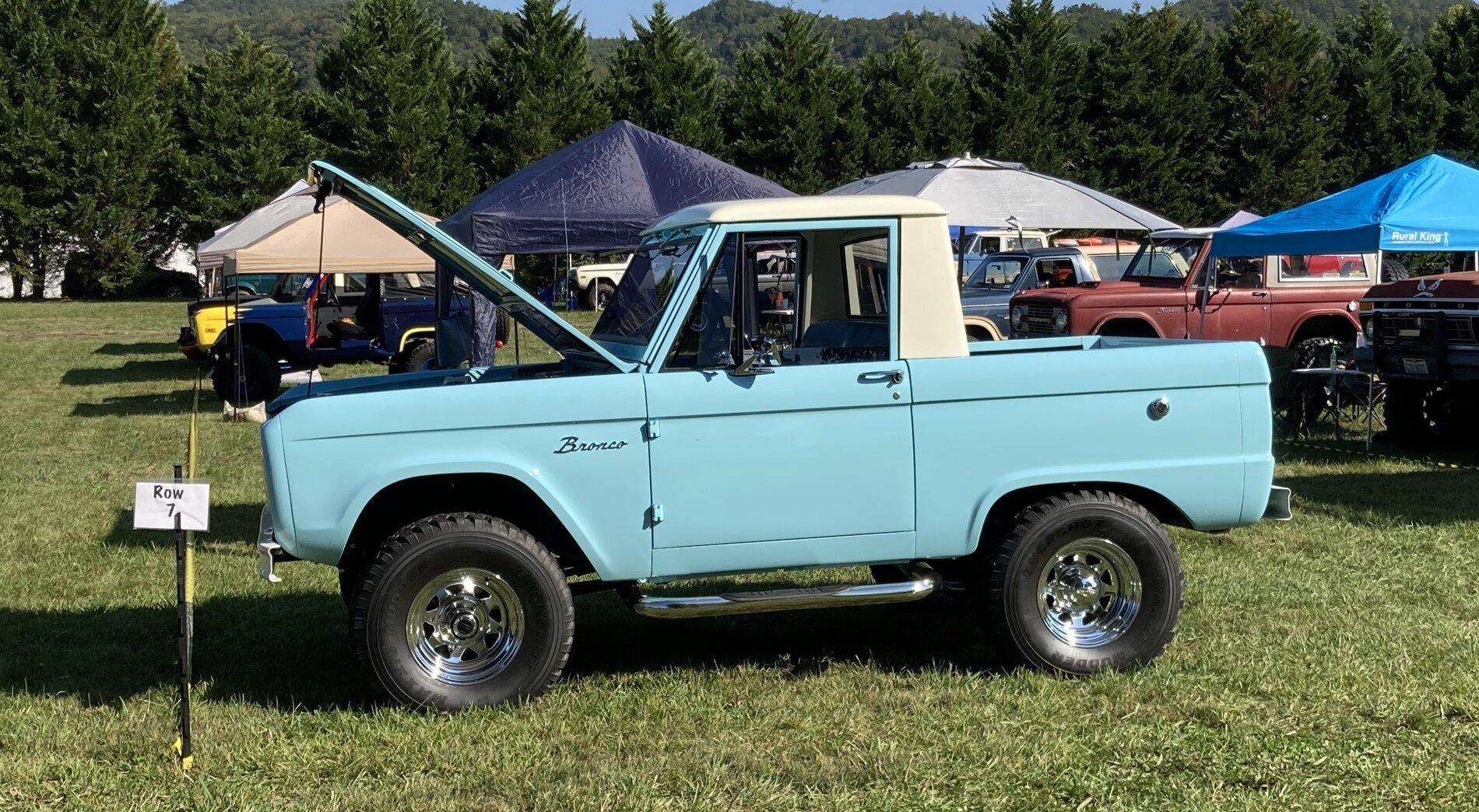 Ford Bronco My thoughts on 2 door at Super Cel AC46CD0B-E49C-4A6B-A9B1-94E883ED444F