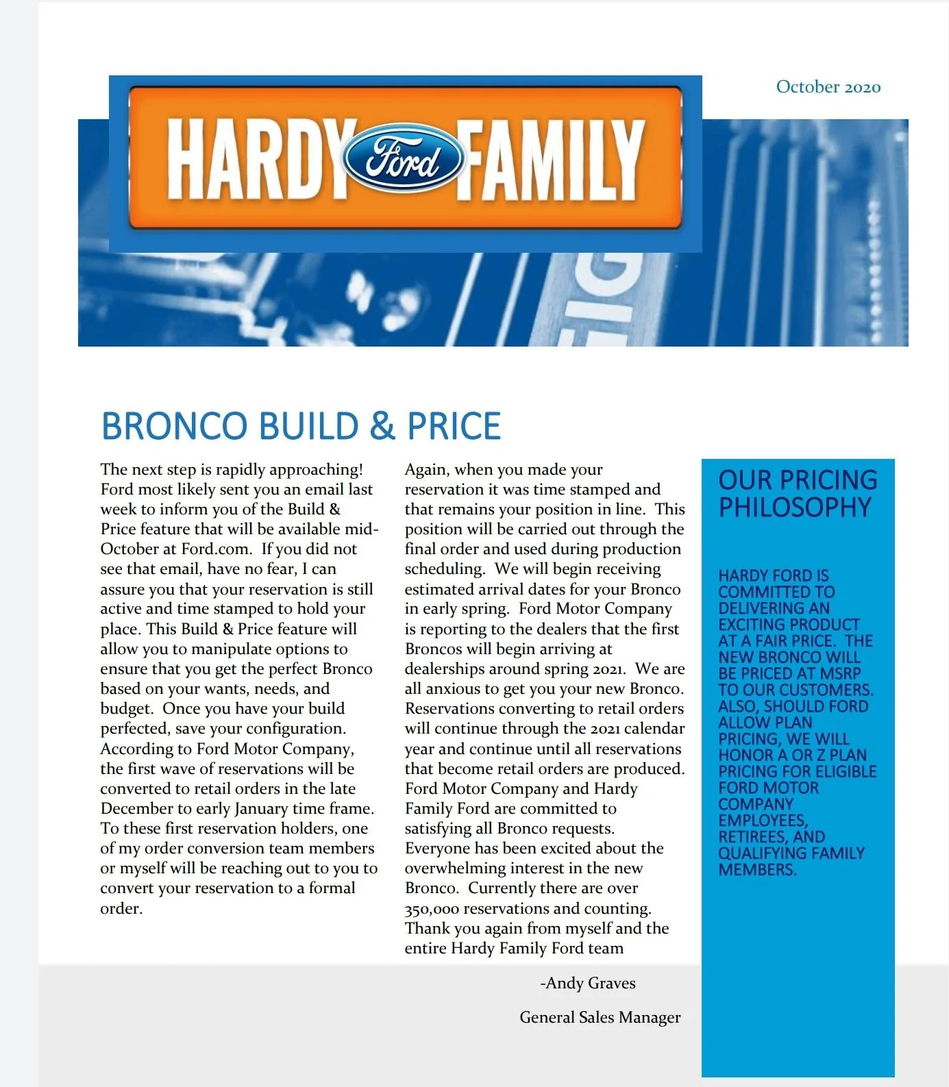 Ford Bronco The Bronco Reservation Transfer Date Has Been Pushed Back To Jan. 31st, 2021 Screenshot_20201012-163504_Driv