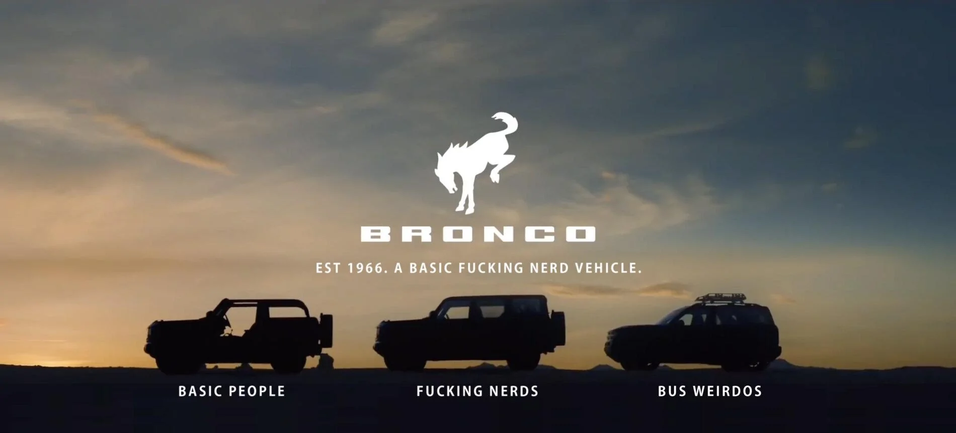 Ford Bronco Bitter Bronco guy calls us out LOL 2021 Ford Bronco - A Basic Fucking Nerd Vehicl