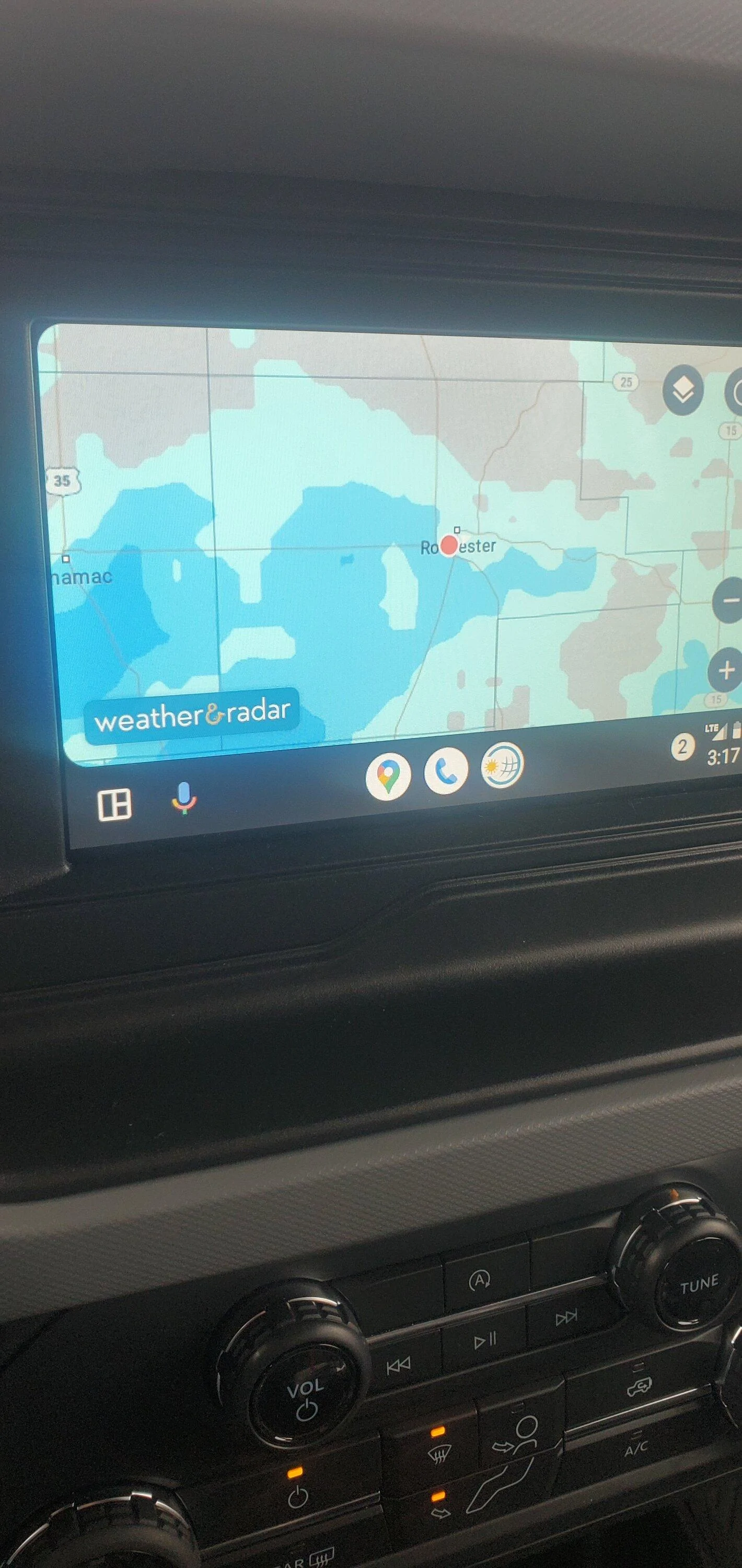 Ford Bronco Weather Radar App for Android Auto 16775290315447537082263684688033