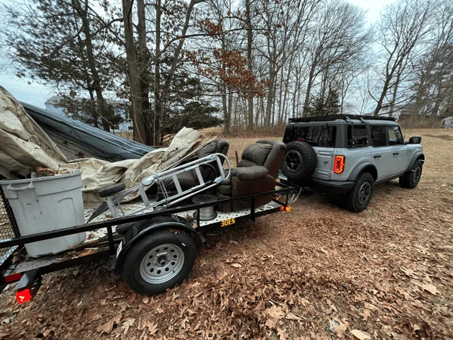 Ford Bronco Towing 5x12 trailer ? 1677532558424