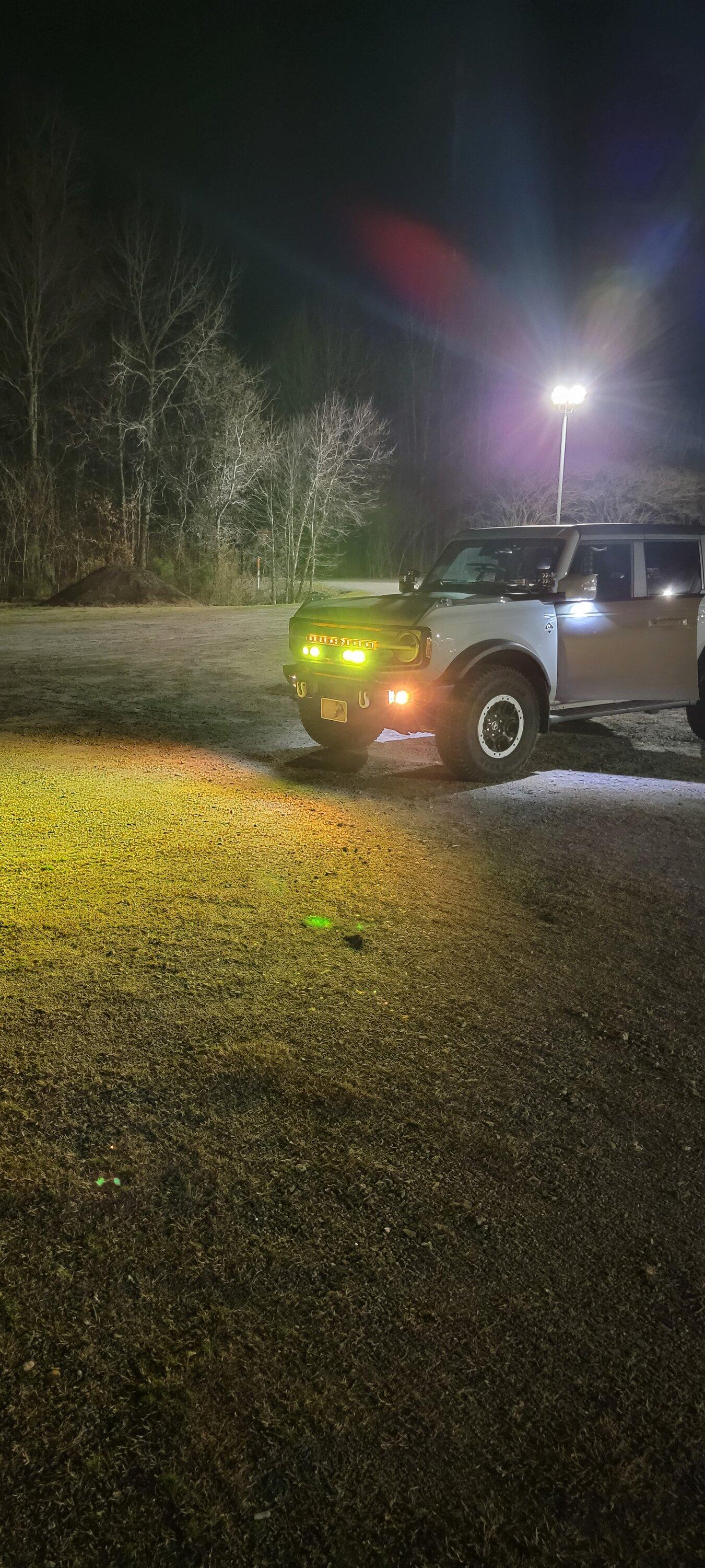 Ford Bronco Lighting On My Bronco floodslower