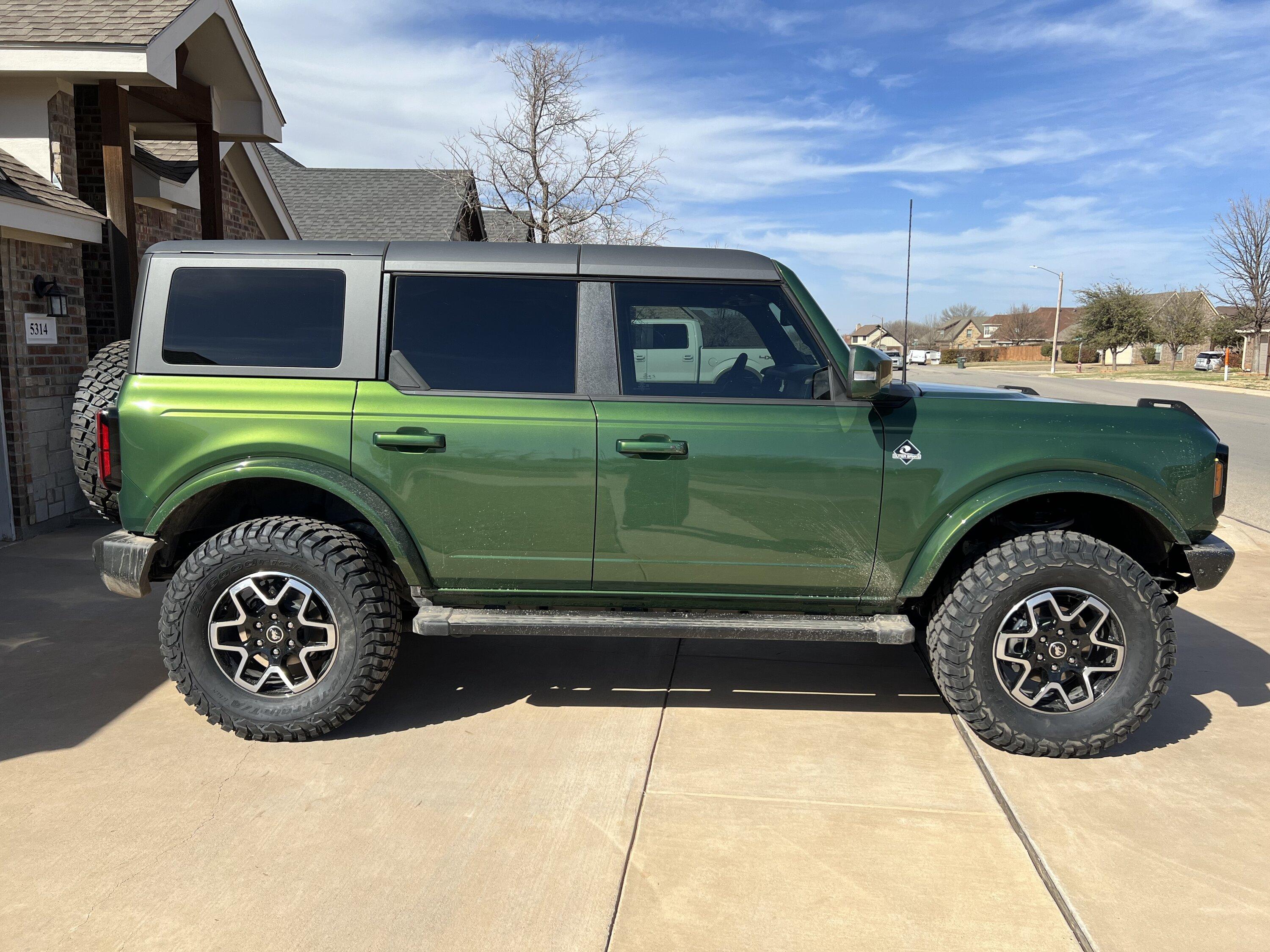 Ford Bronco Show us your installed wheel / tire upgrades here! (Pics) 2F41EA09-8C21-48DB-AD60-A8E40A6D6537