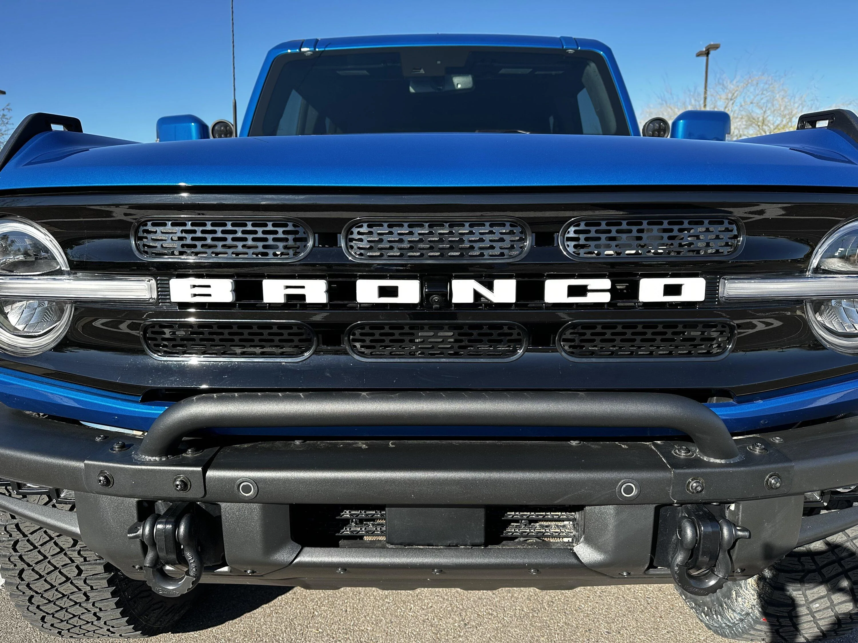 Ford Bronco Mesh grill inserts installed on Big Bend 693FCE55-9D4E-4CA5-95F2-454DDBDA5CC9