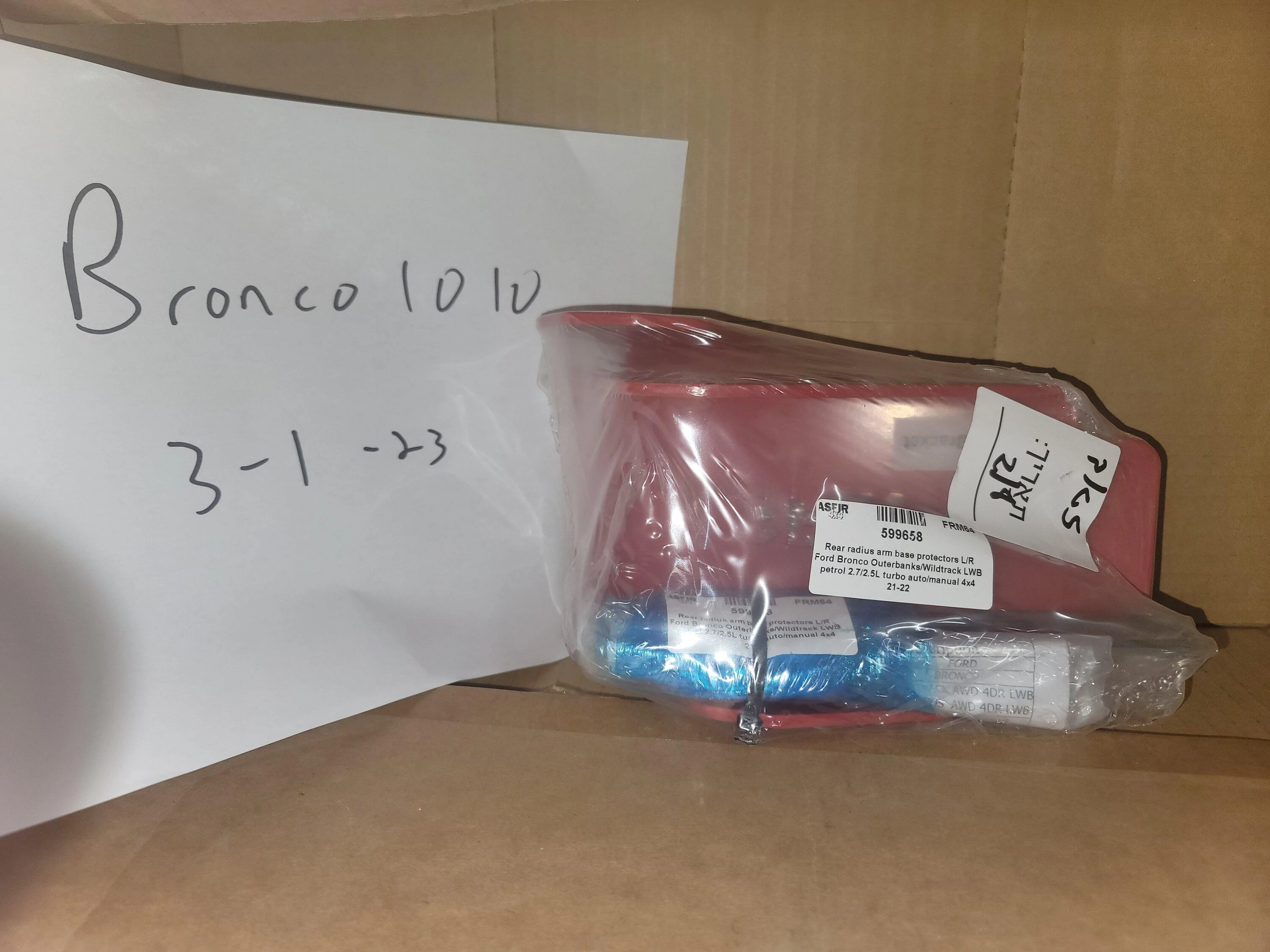 Ford Bronco Fs: Asfir Trailing Arm Guards NIB $150 20230301_094003