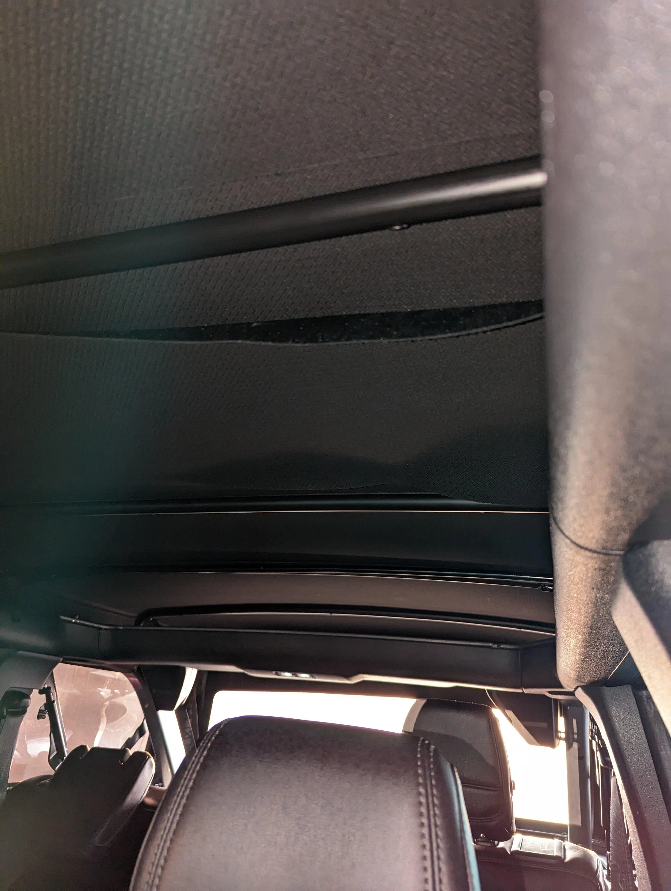 Ford Bronco Soft top interior lining falling down PXL_20230301_224027848
