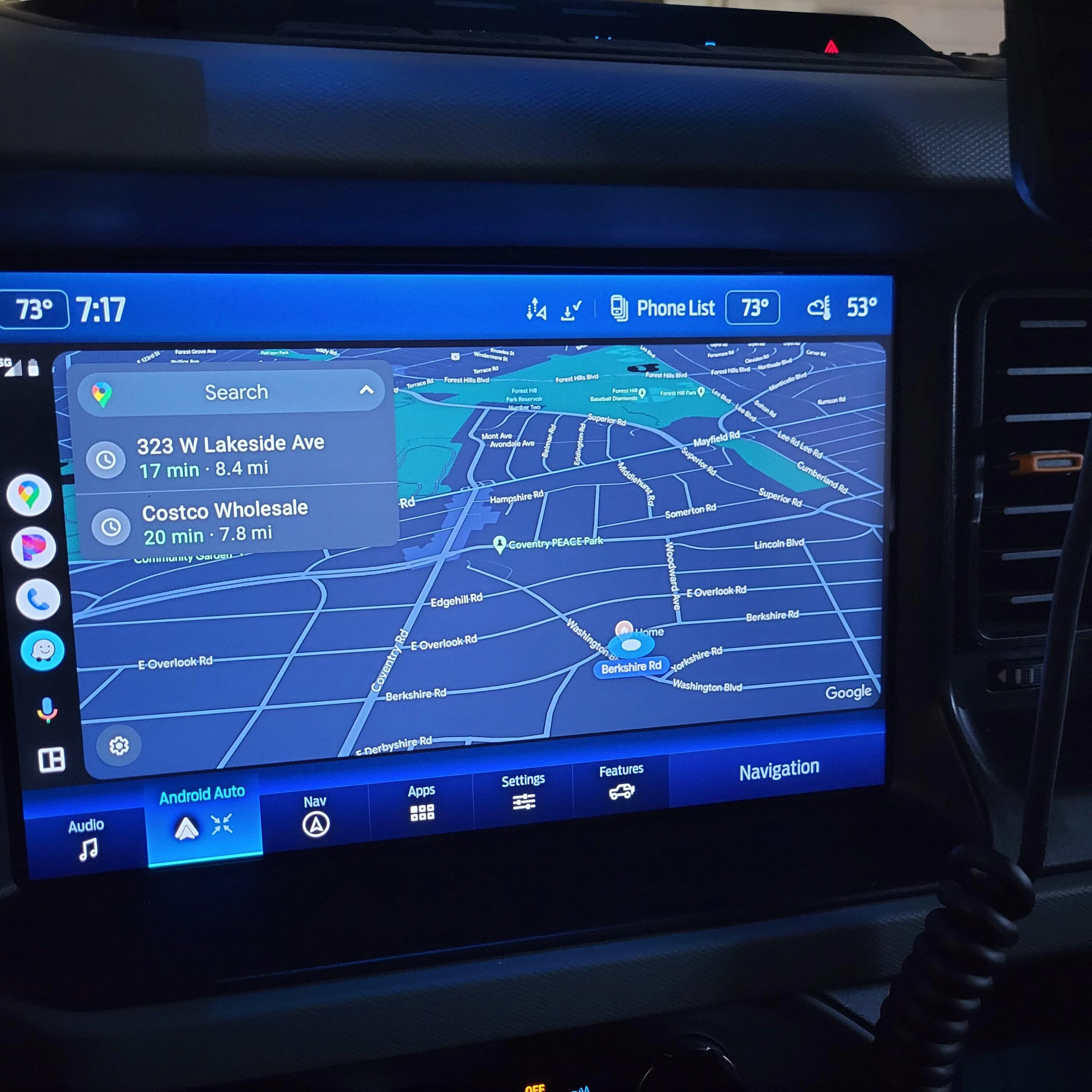 Ford Bronco Android Auto Won't Go Full Screen 16777594238825403341853498311300