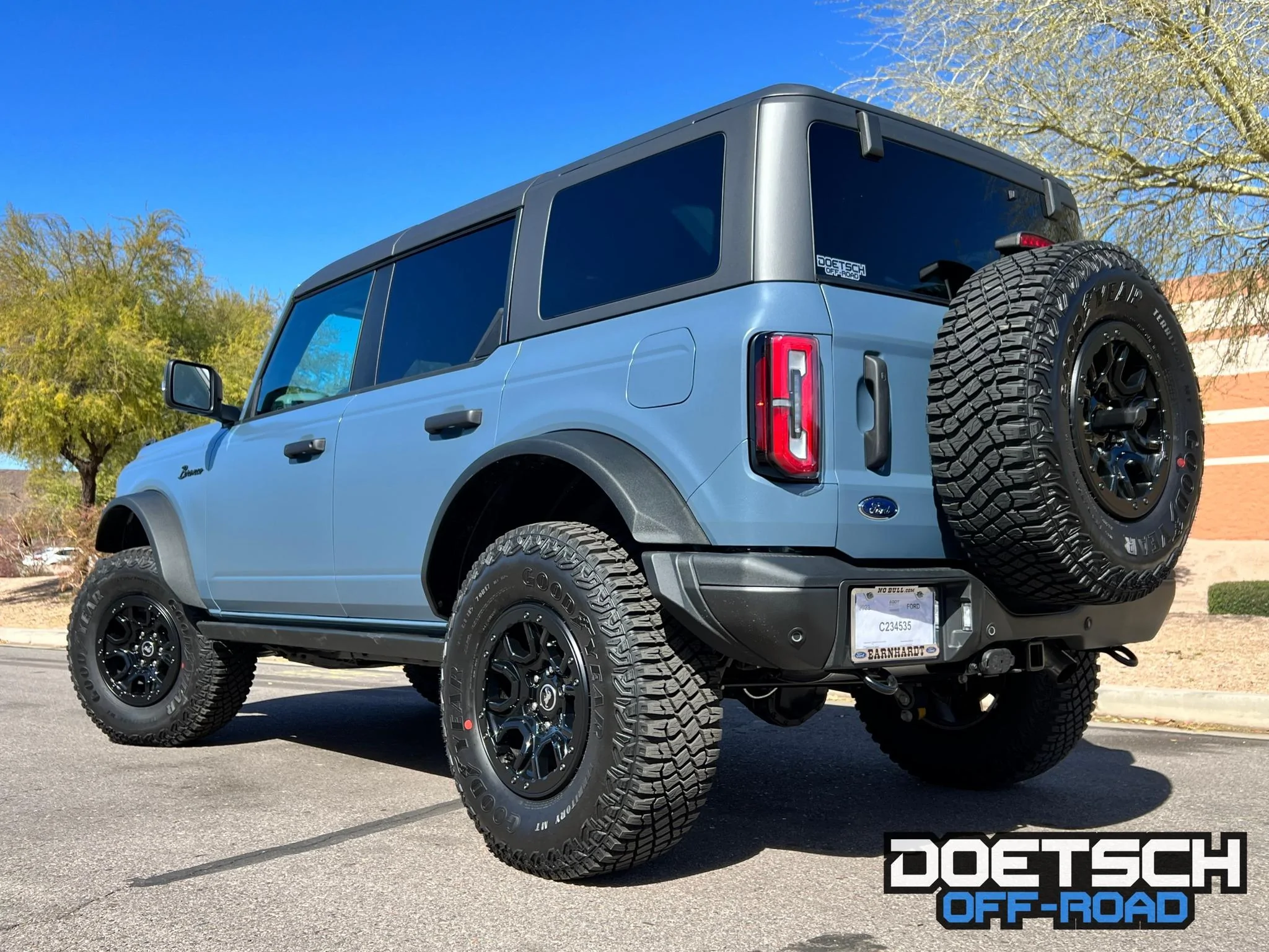 Ford Bronco Azure Gray with Stealth XPEL PPF + Audio upgrades 332956061_748596269908755_3690816439505098229_n