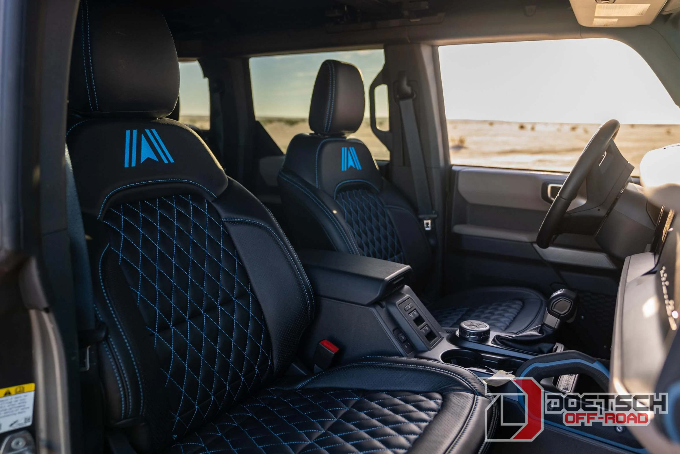 Ford Bronco Multiple Katzkin kits installed Doetsch Off-Road LLC67
