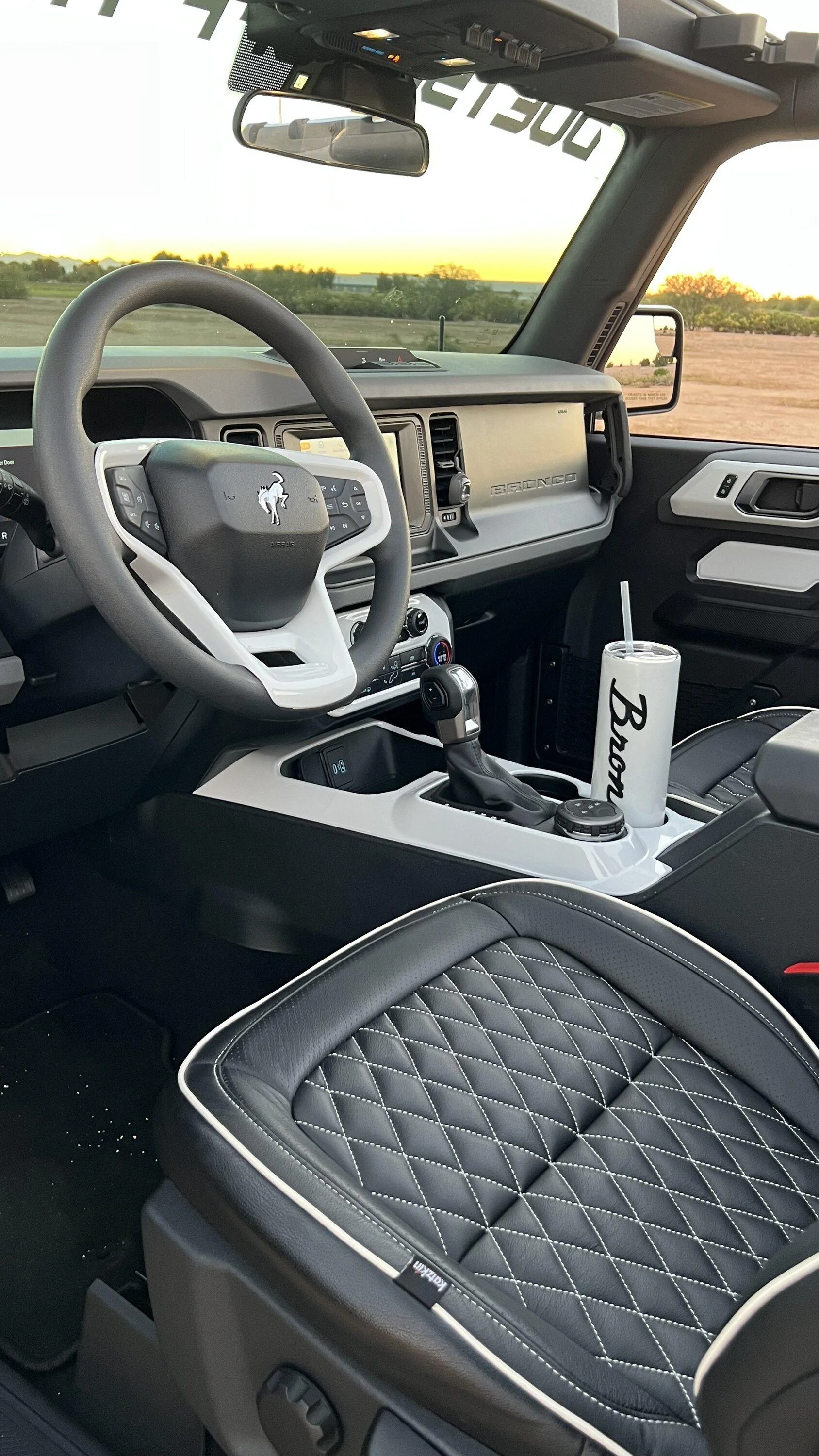 Ford Bronco Multiple Katzkin kits installed IMG-9826