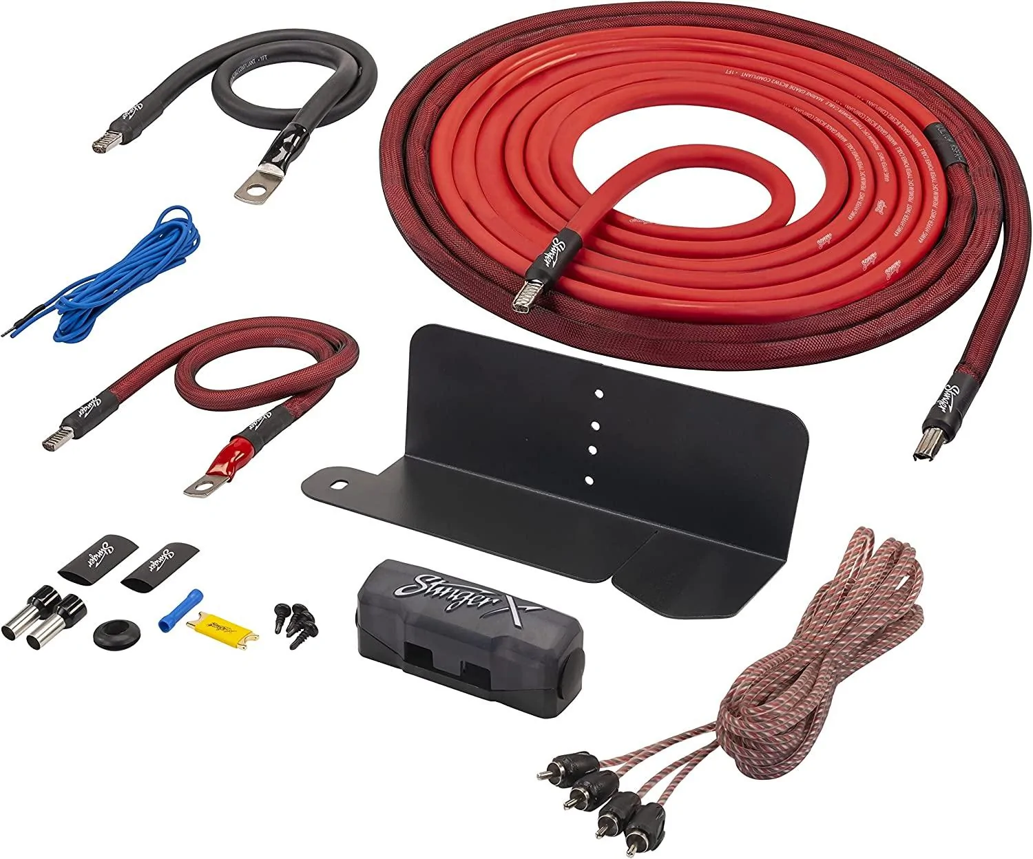 Ford Bronco Stinger tailgate sub installed, Stinger 700w amp install under driver seat with pics, 6.5 Mabett rear Kickers 81kCSNic3EL._AC_SL1500_