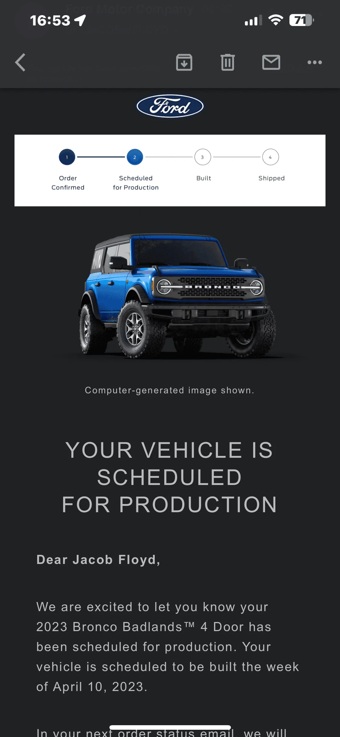 Ford Bronco The Plan & Offer - Stephens Auto Center's Mid Atlantic Bronco Connection 3365FDED-403F-49E1-BBDC-188FEFA01F08